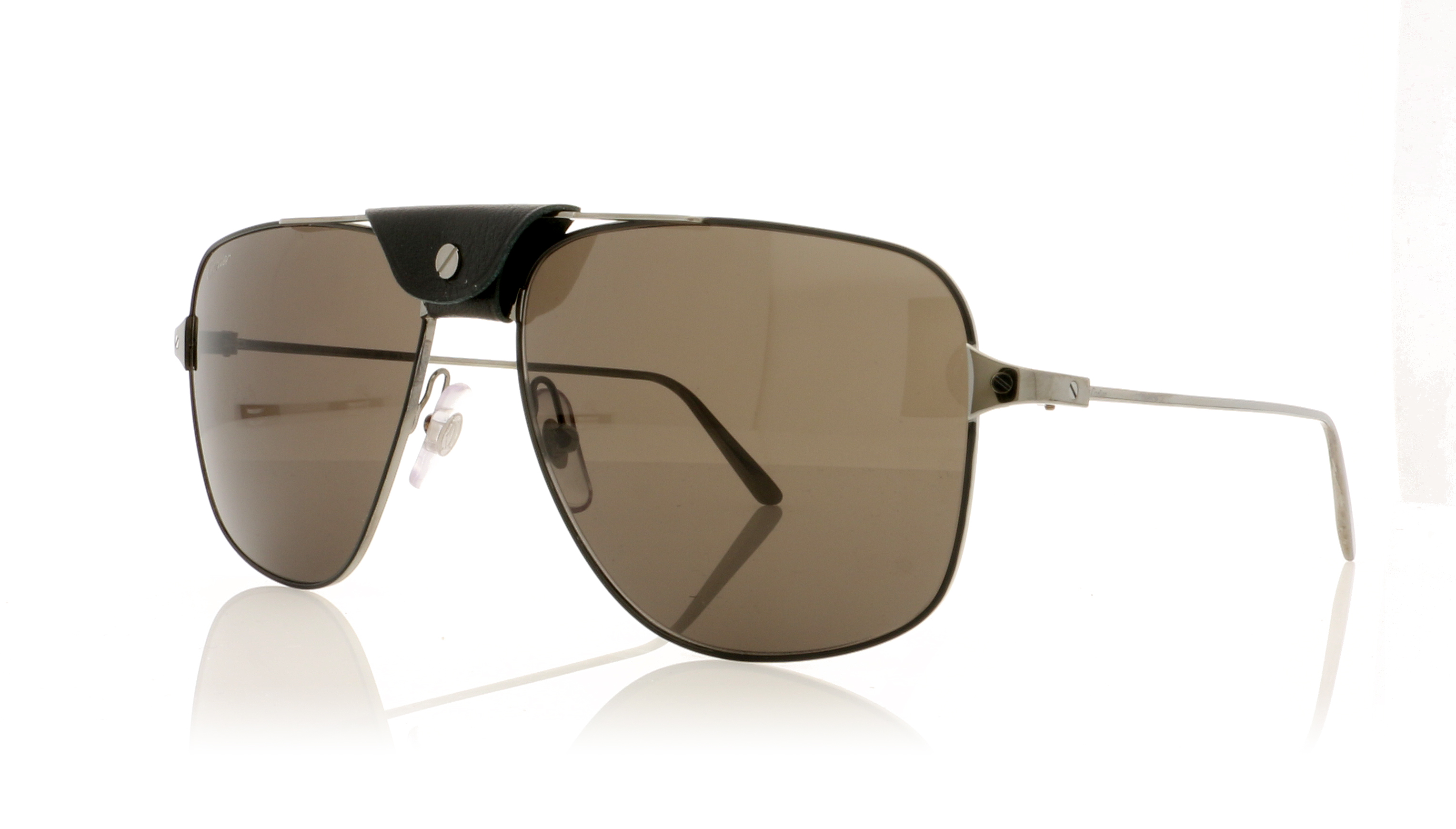 Cartier CT0037S Ruthenium Grey 1 Sunglasses