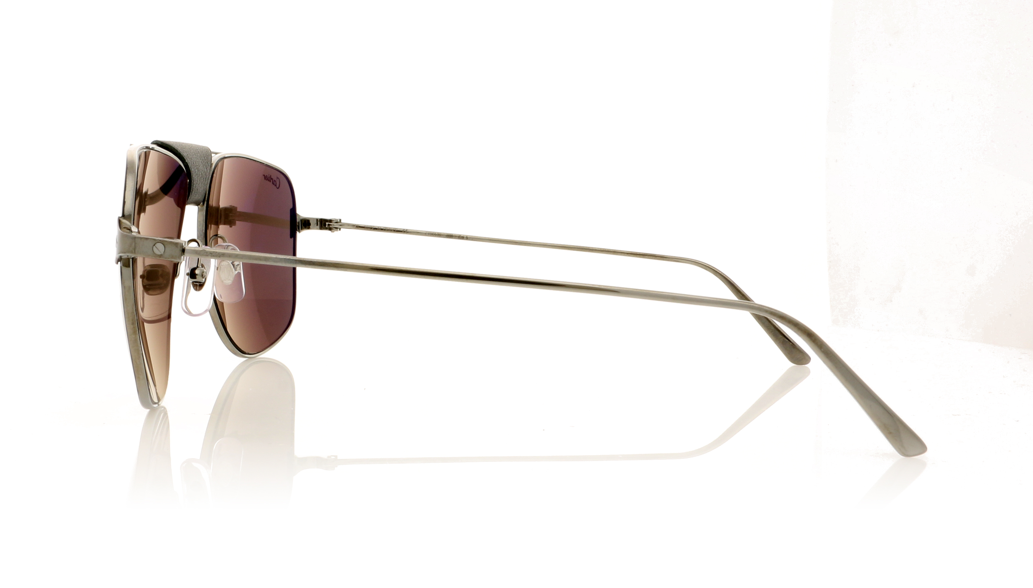 Cartier CT0037S Ruthenium Grey 1 Sunglasses