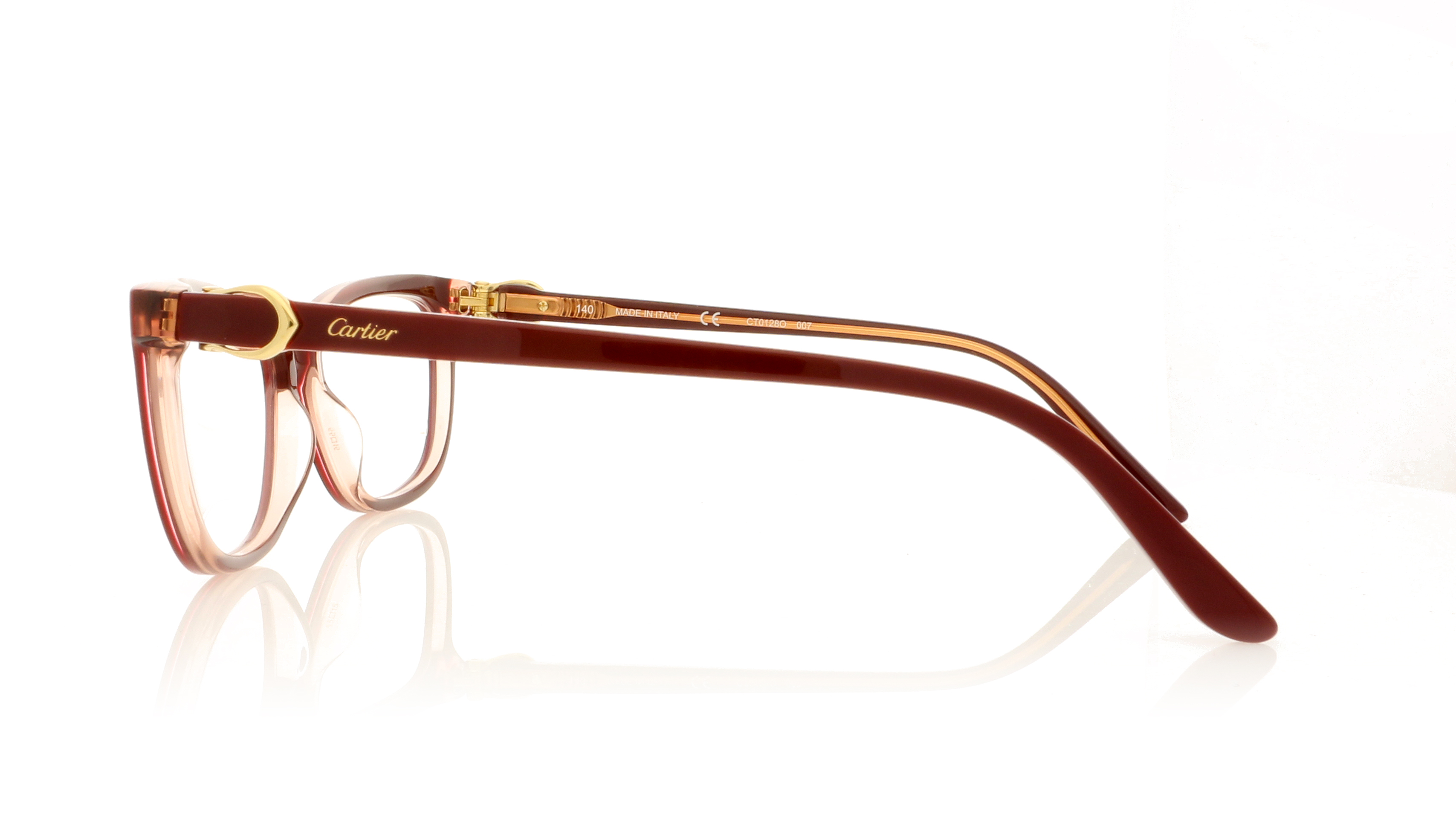 Cartier CT0128O Red 7 Glasses