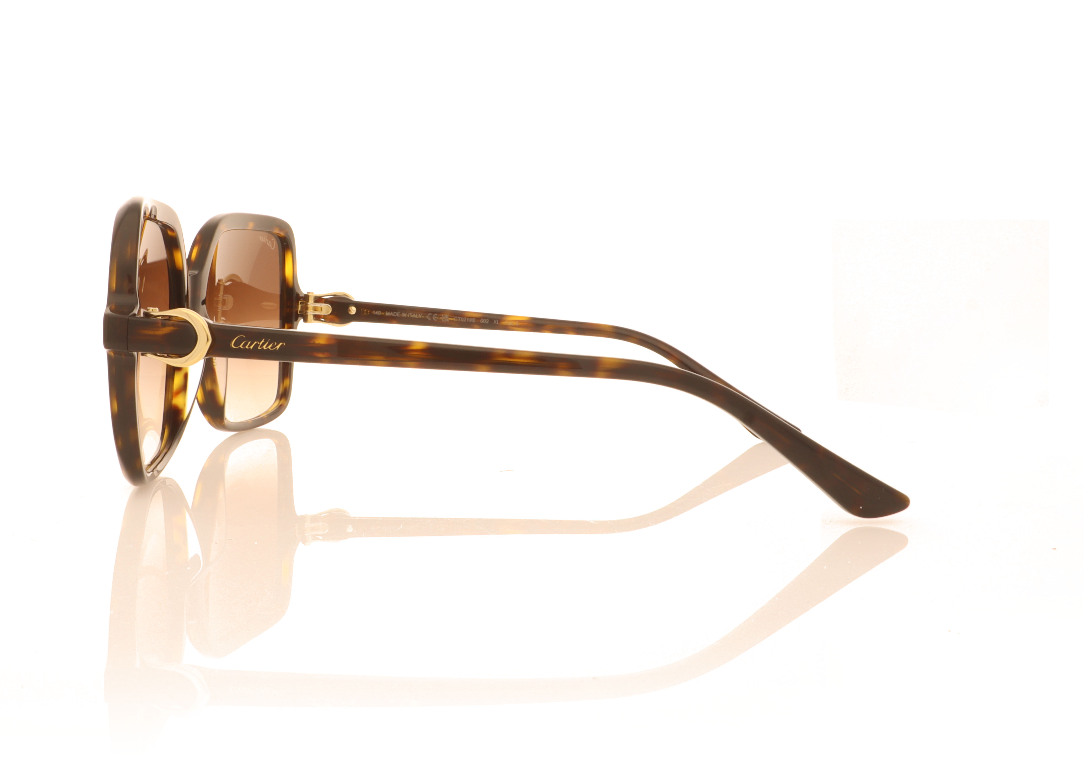 Cartier CT0219S Havana 002 Sunglasses