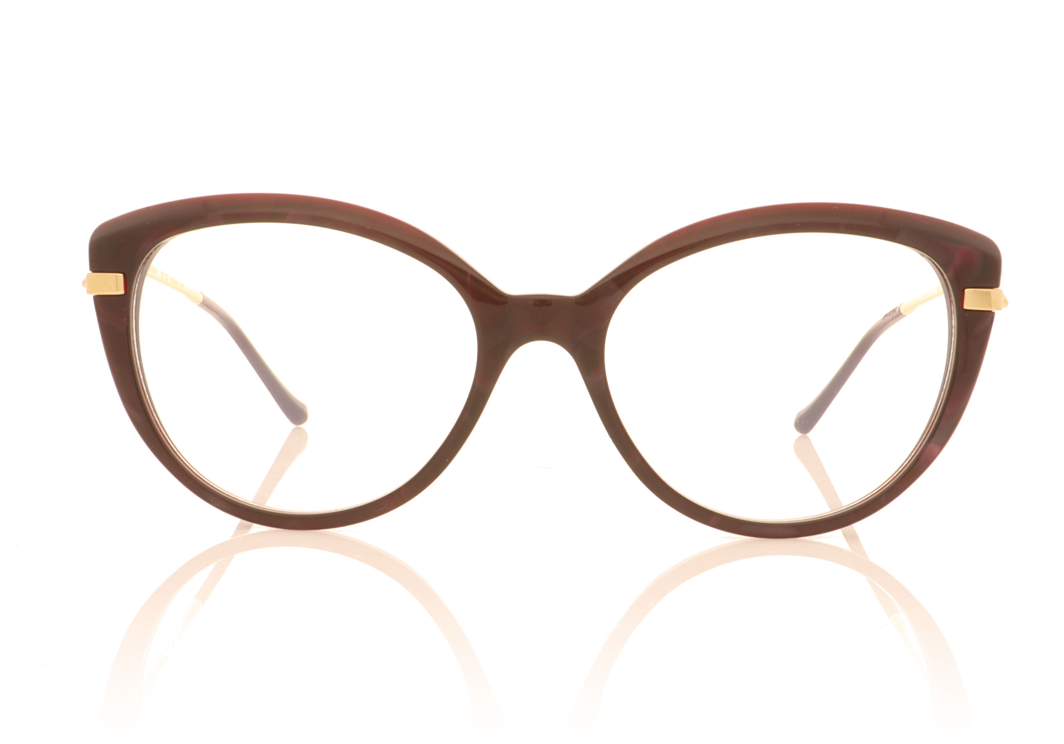 Cartier CT0283O Havana/Gold/Transparent 003 Glasses