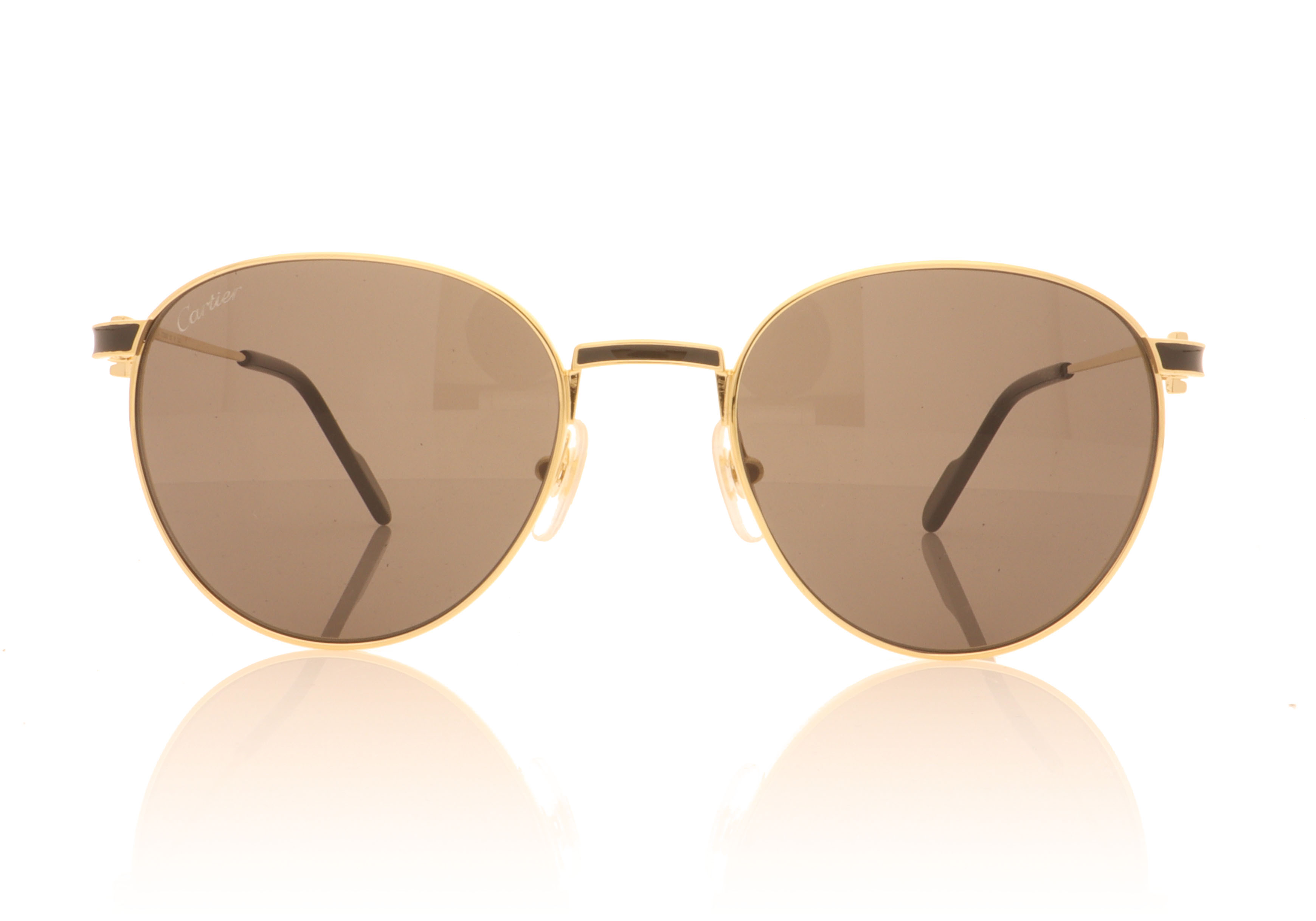 Cartier CT0335S Gold/Grey 001 Sunglasses