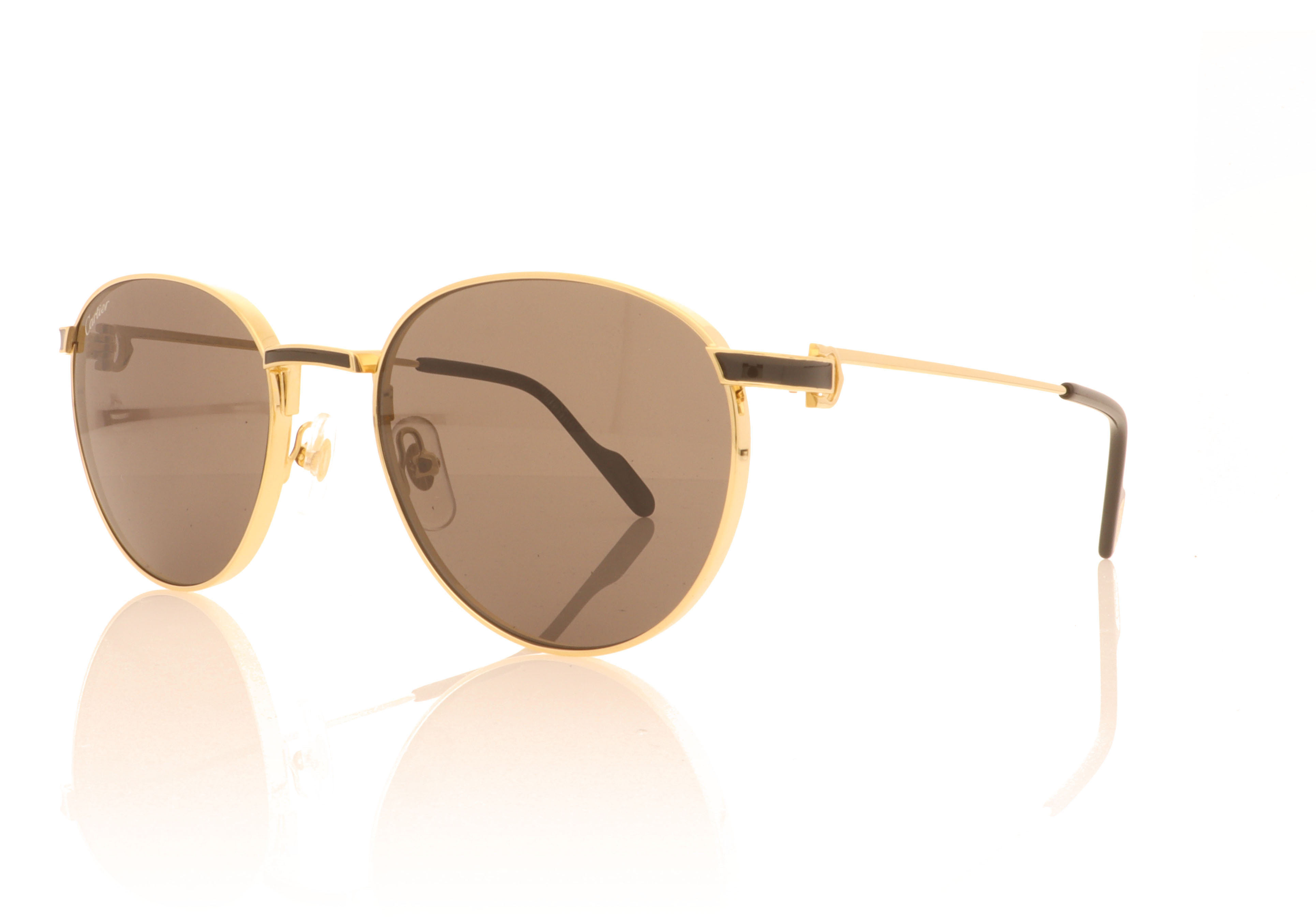 Cartier CT0335S Gold/Grey 001 Sunglasses