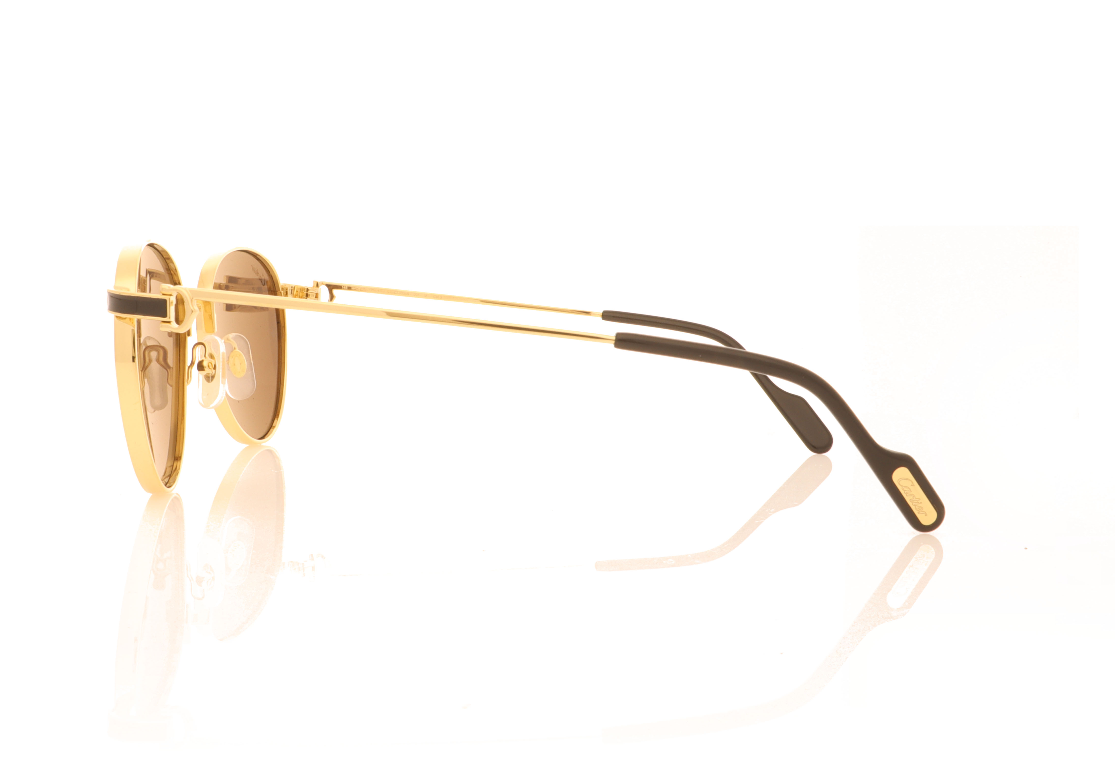 Cartier CT0335S Gold/Grey 001 Sunglasses