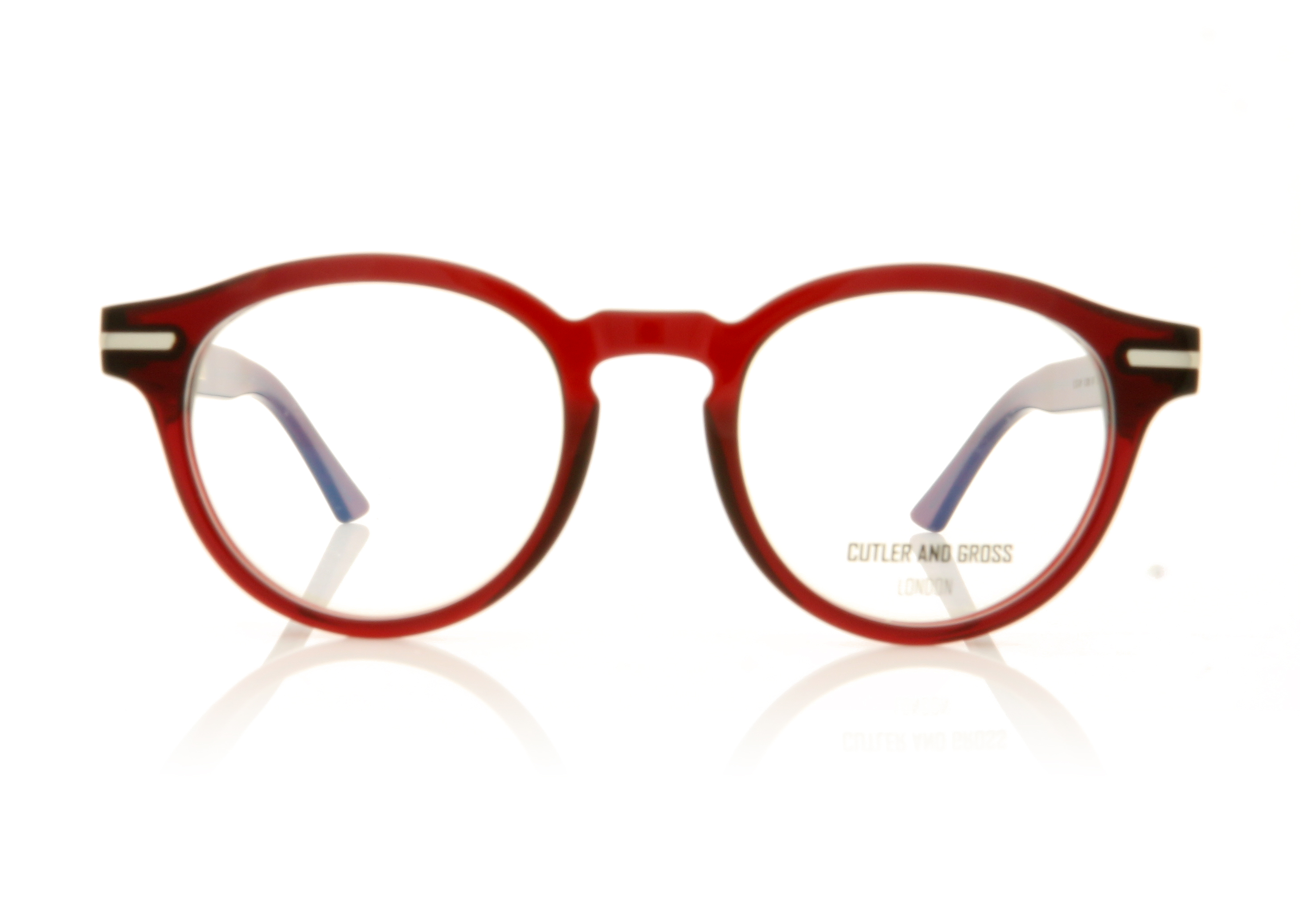 Cutler and Gross CGOP 1338 1338 Bordeaux Red 7 Glasses