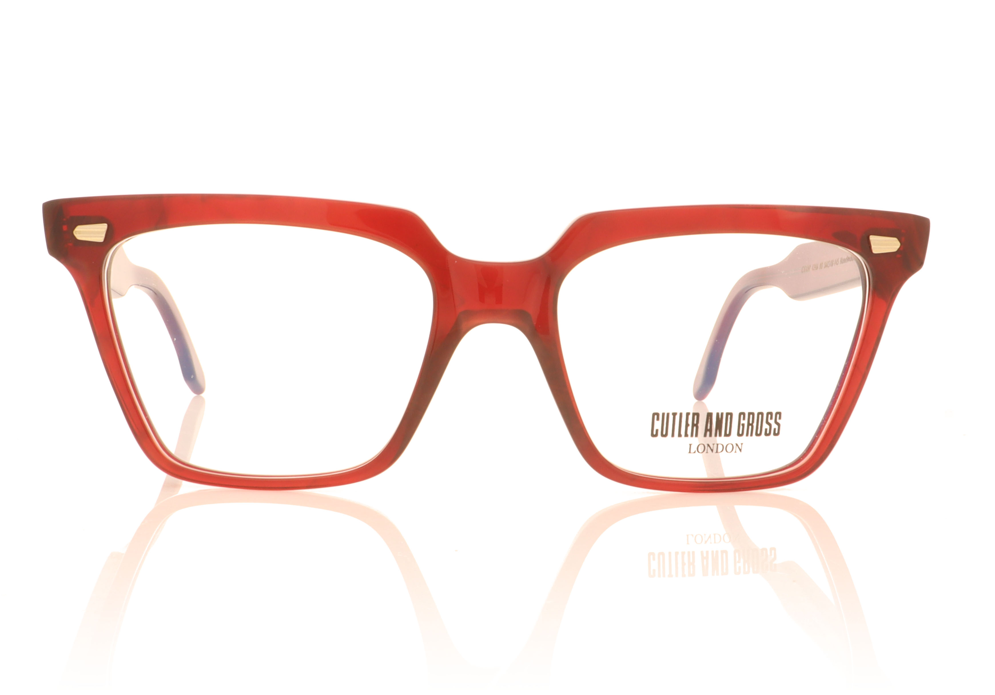 Cutler and Gross 1346 Red 03 Glasses