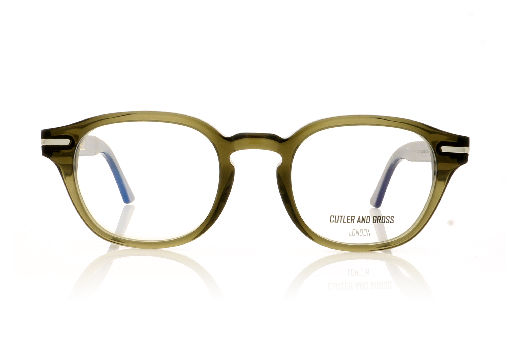 Picture of Cutler and Gross 1356 8 Olive Green Glasses
