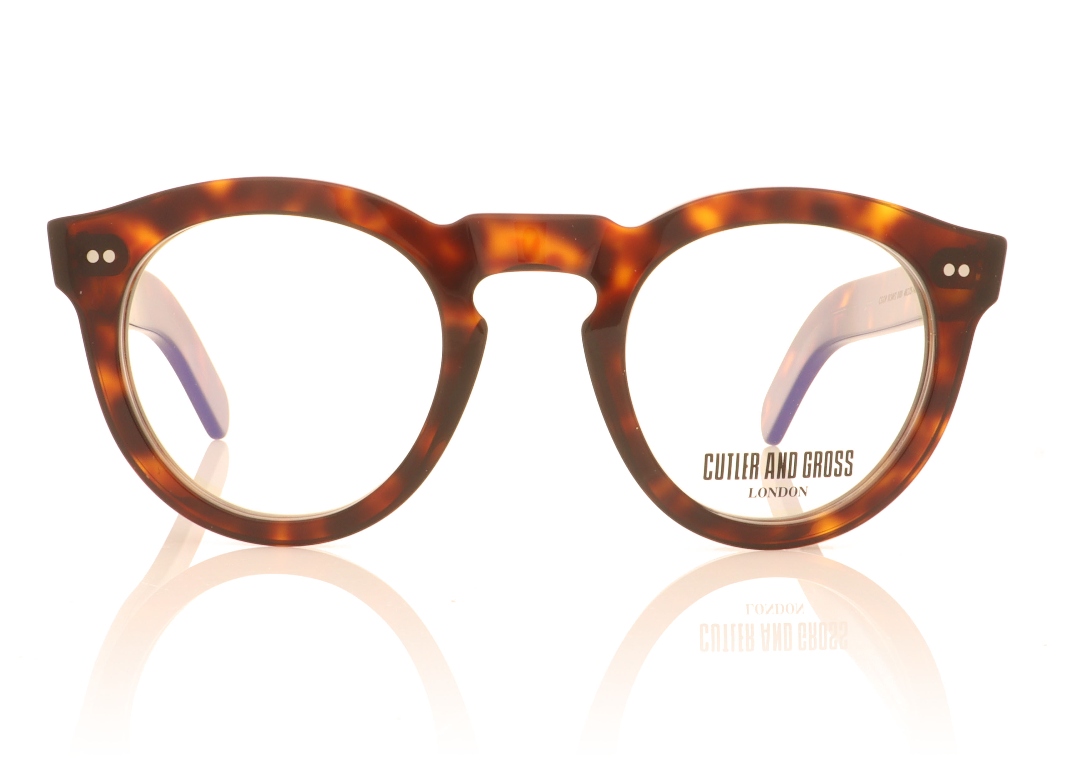 Cutler and Gross CGOP-0734 734 Dark Tortoise V3-01 Glasses