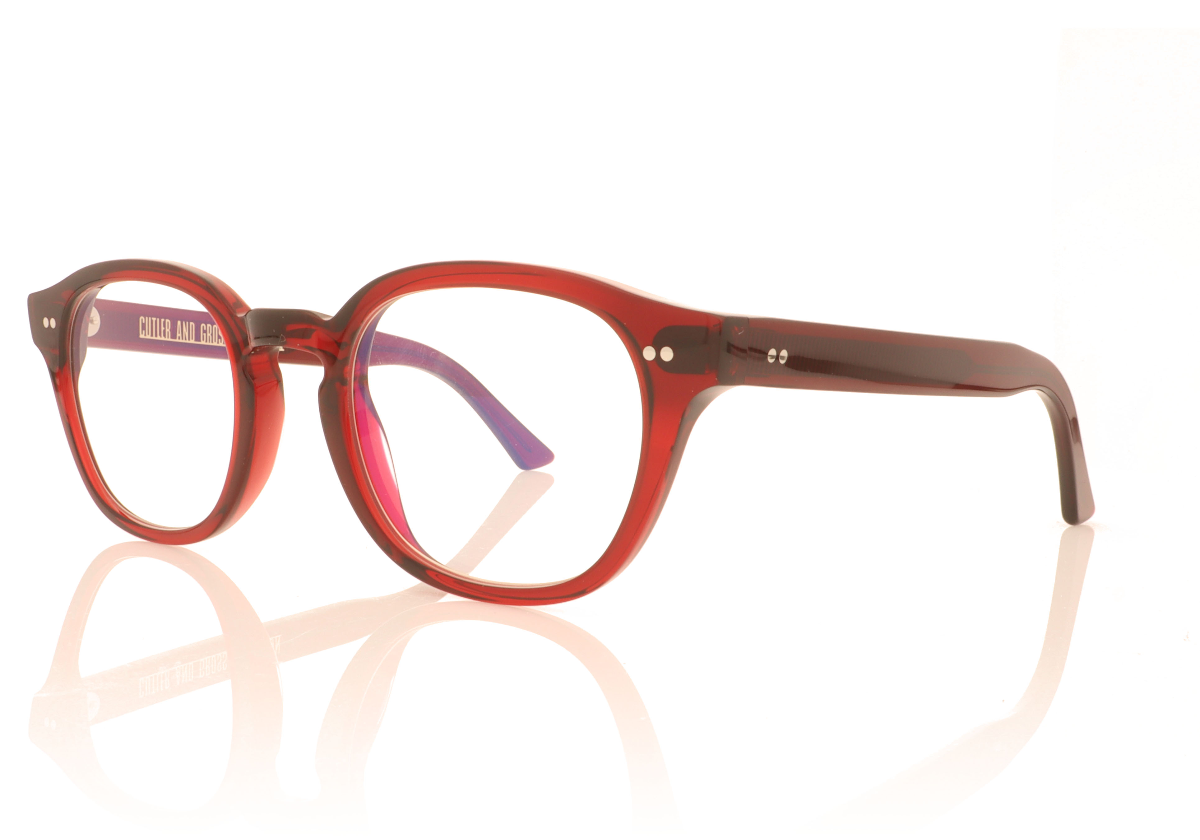 Cutler and Gross 1380 Red 04 Glasses