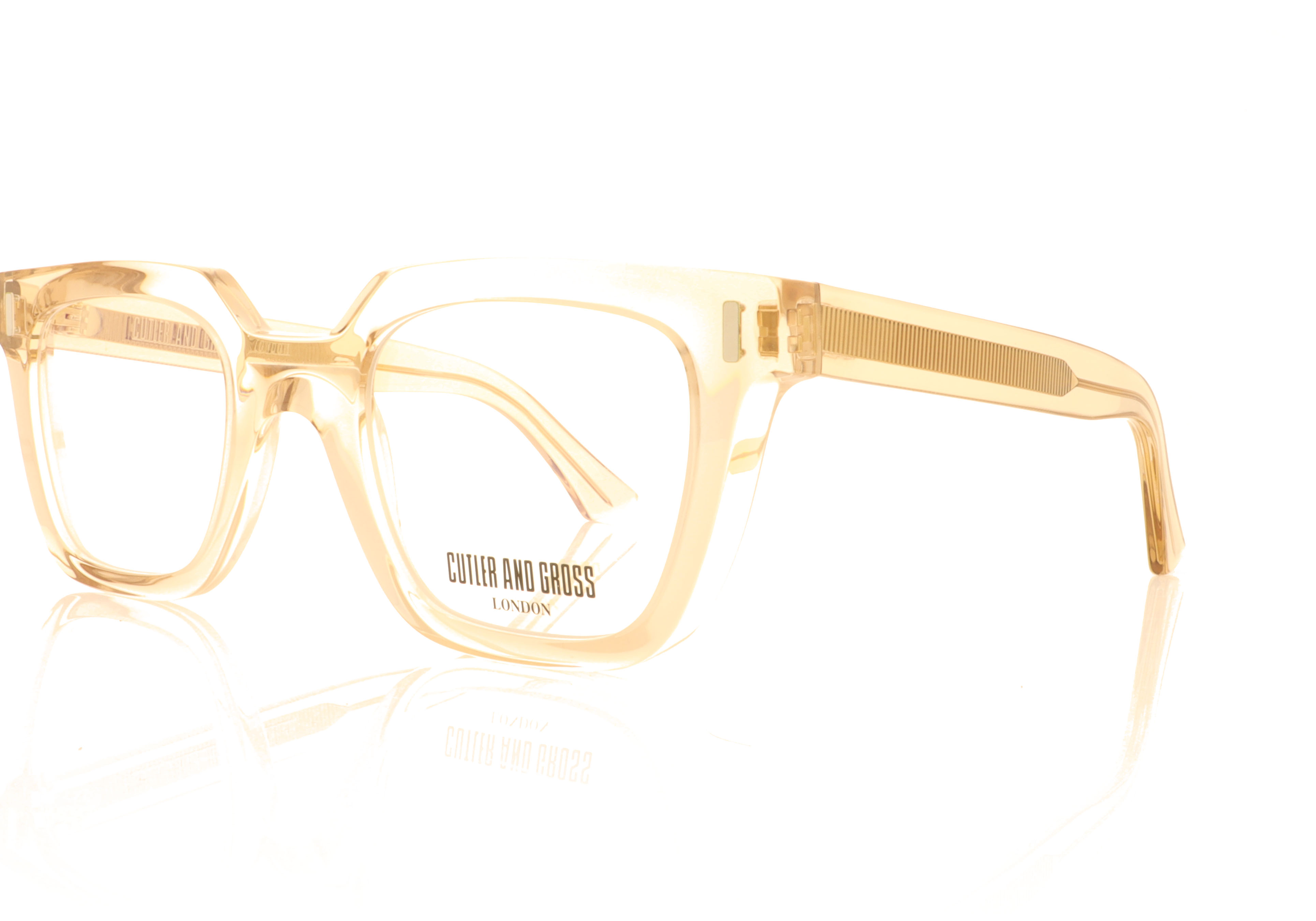 Cutler and Gross 1305 Crystal Brown 11 Glasses