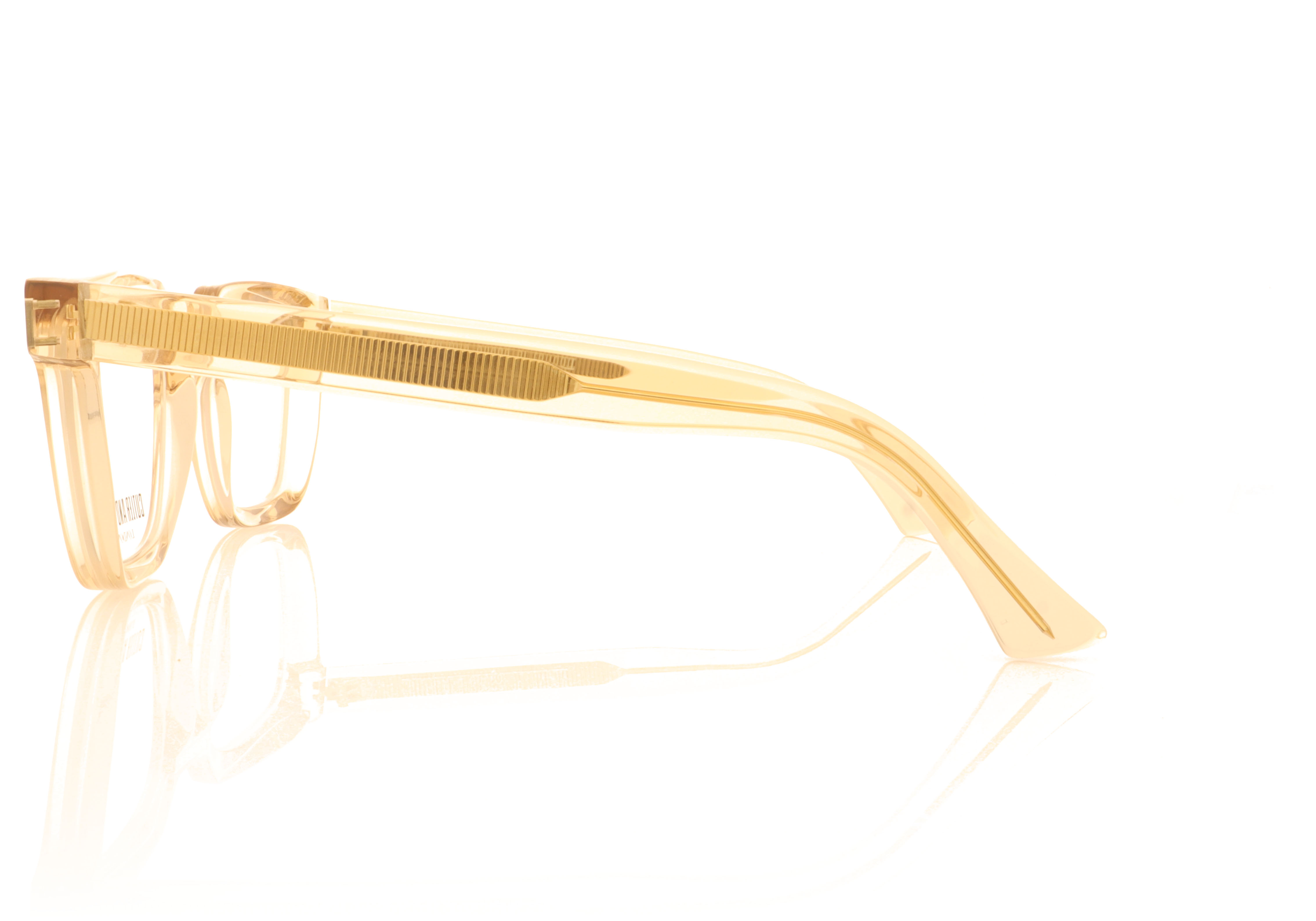 Cutler and Gross 1305 Crystal Brown 11 Glasses