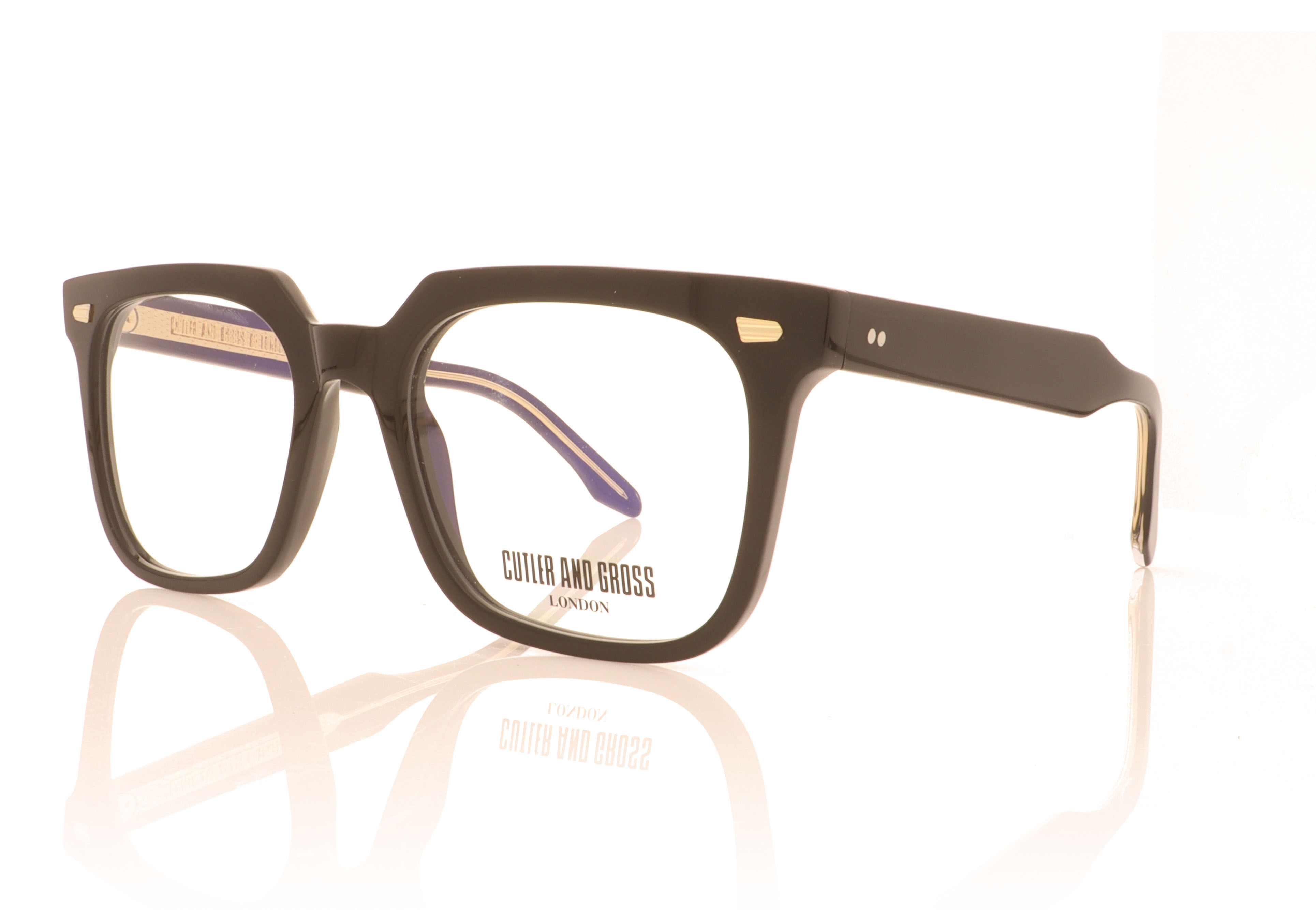 Cutler and Gross 1387 Black 01 Glasses