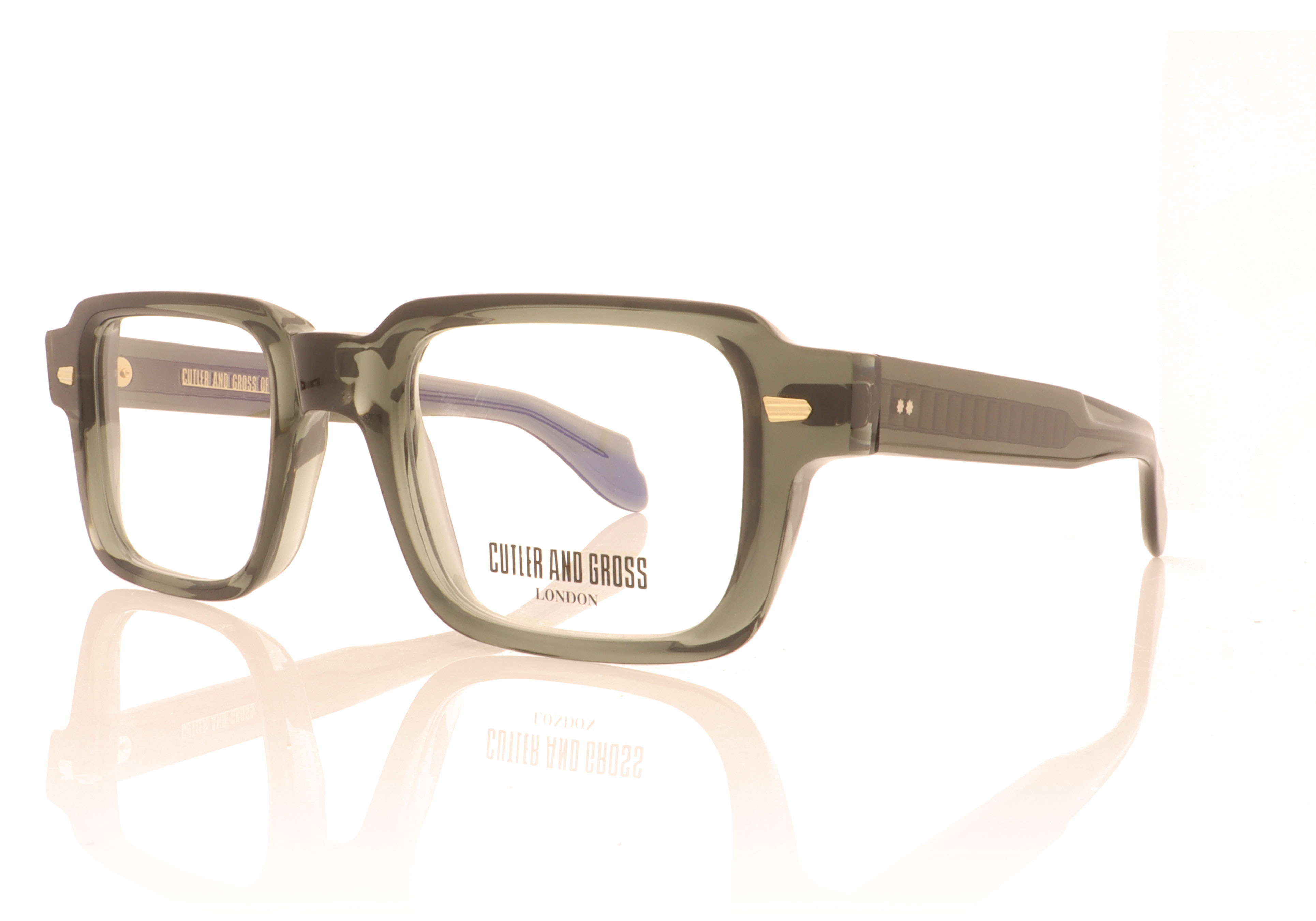 Cutler and Gross 1393 Aviator Blue C3 Glasses