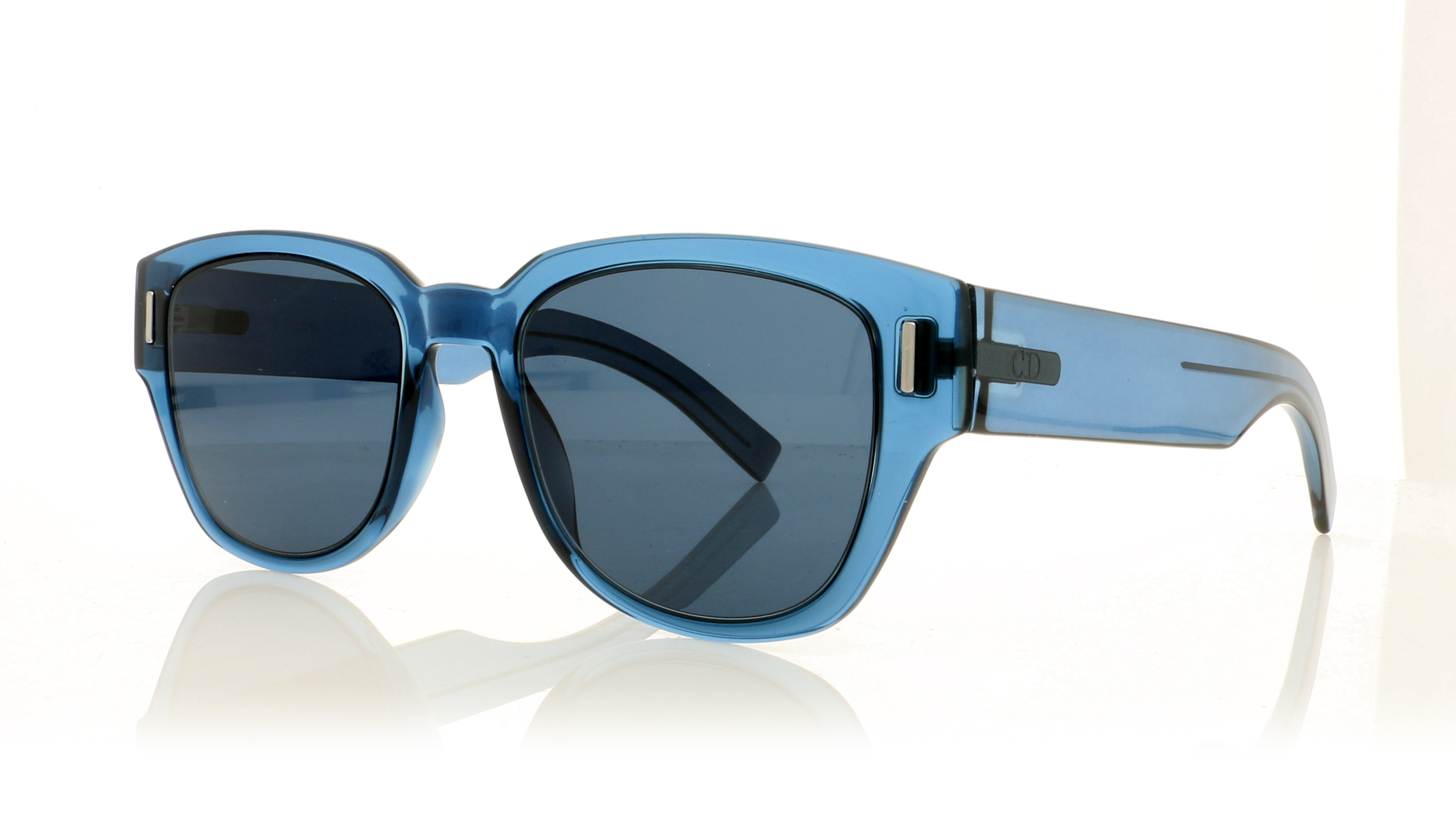 Dior Homme Fraction3 Diorfraction3 Transparent Blue/Blue Lenses PJP Sunglasses