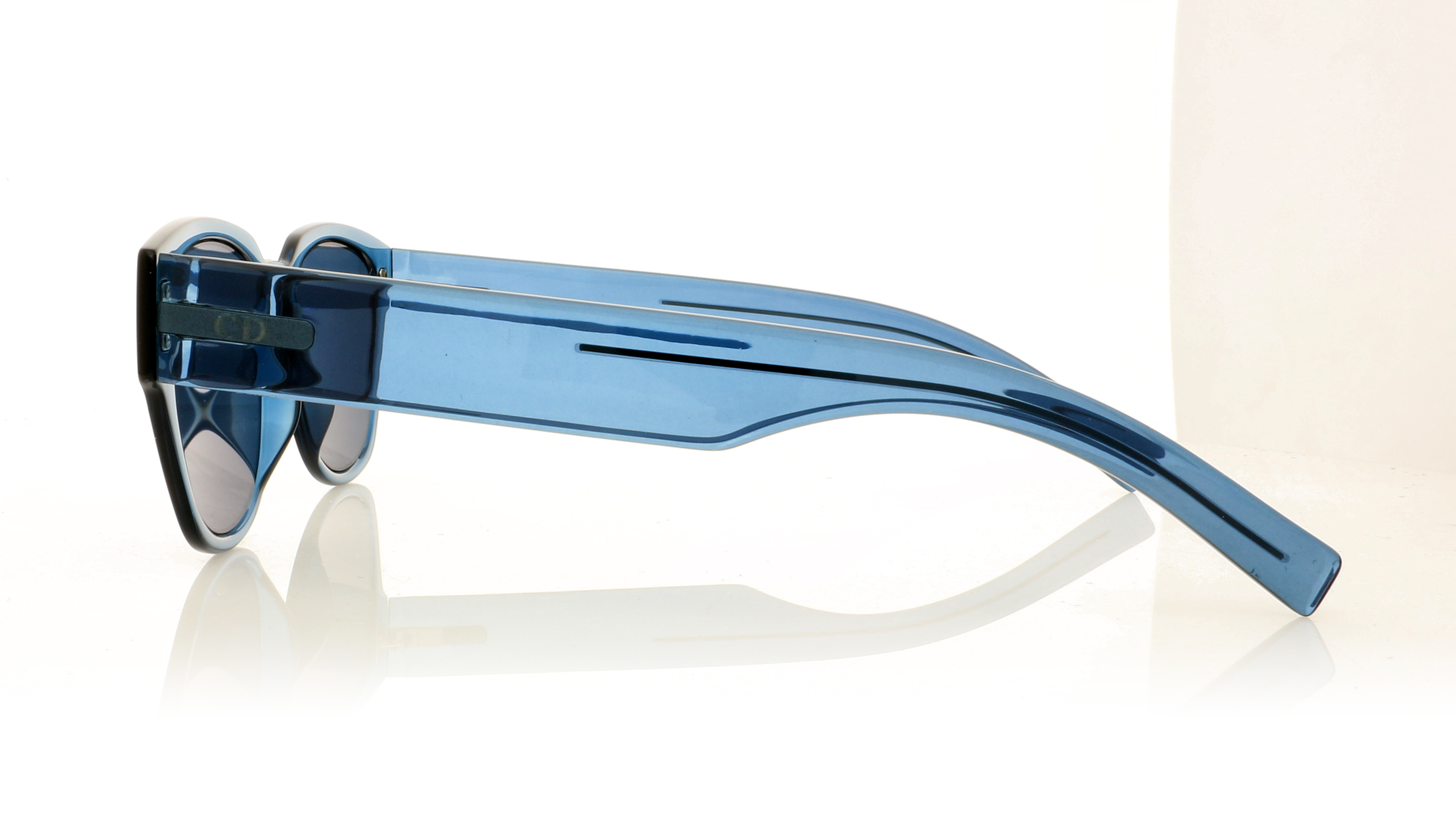 Dior Homme Fraction3 Diorfraction3 Transparent Blue/Blue Lenses PJP Sunglasses