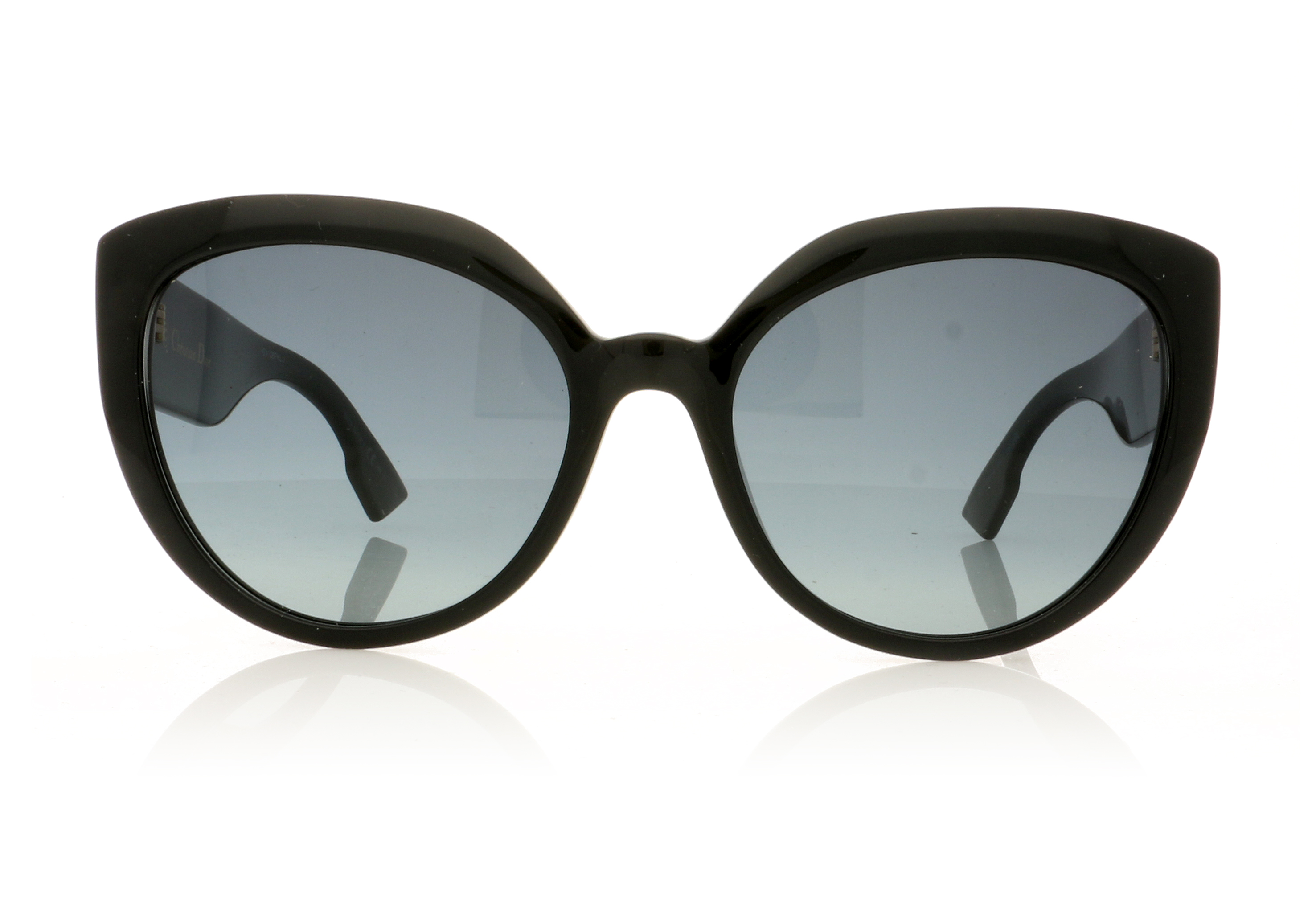 Dior DDiorF Black/Grad Grey Lenses 8071I Sunglasses