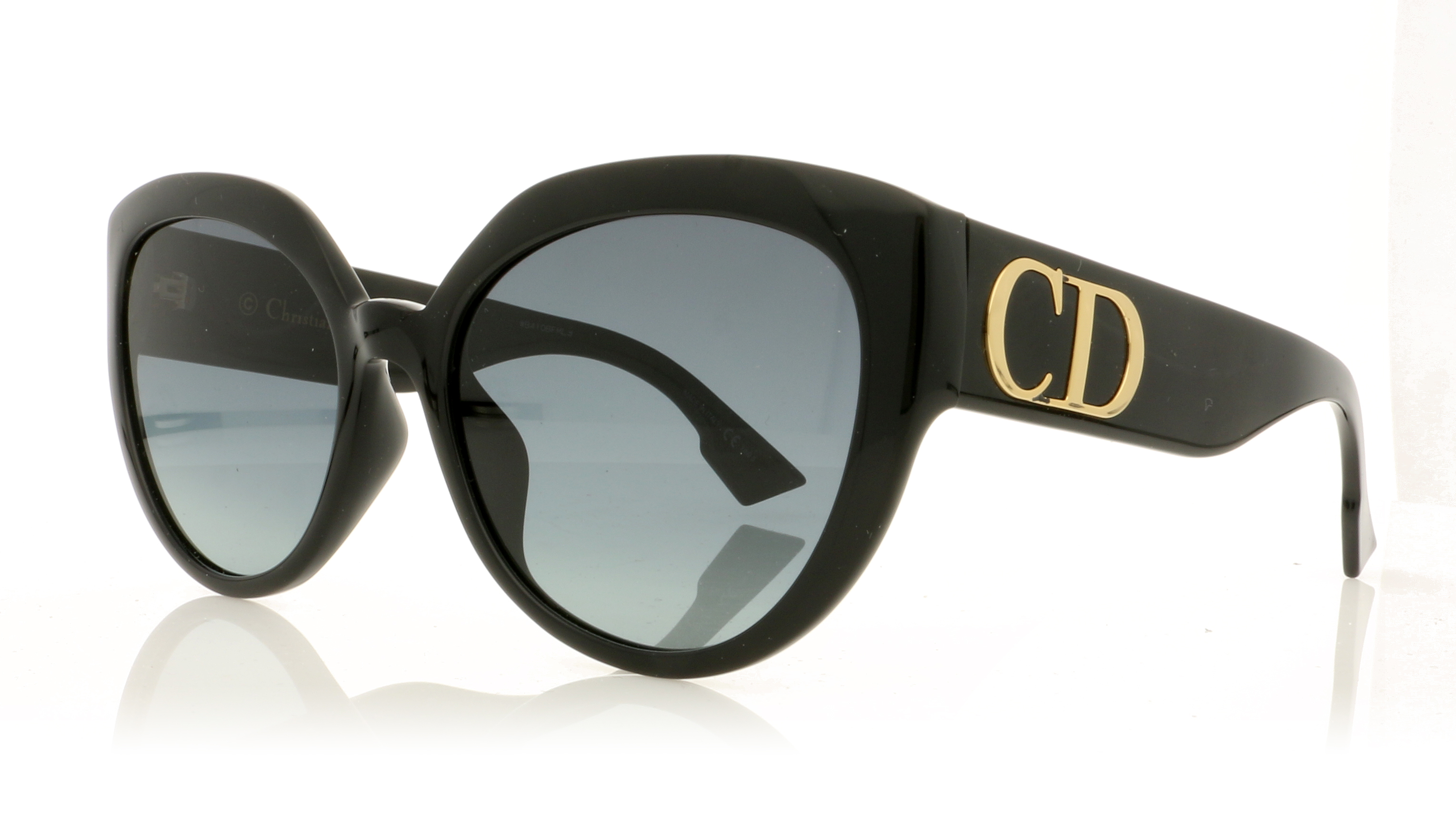 Dior DDiorF Black/Grad Grey Lenses 8071I Sunglasses