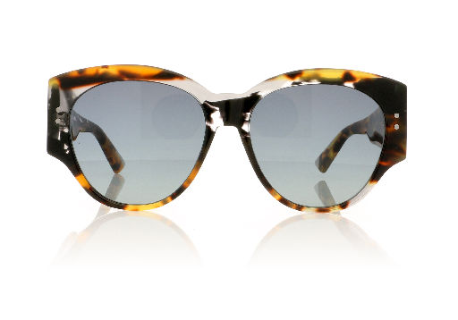 Picture of Dior LADYSTUDS2 ACI1I Grey Black Spotted Sunglasses