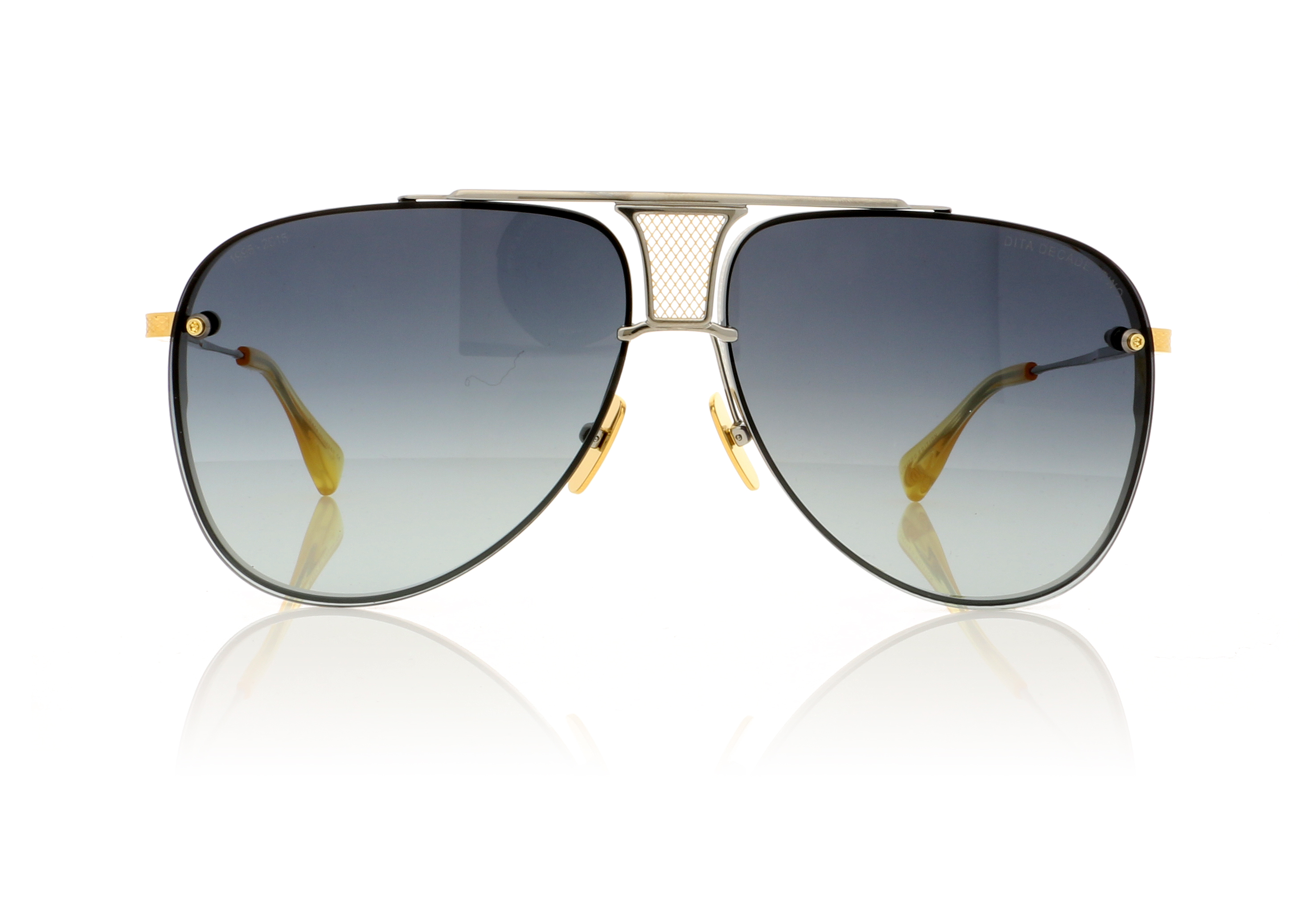 DITA Decade Two DRX 2082 Black Palladium/18K Gold W/ Dark Grey To Clear/Ar A Sunglasses