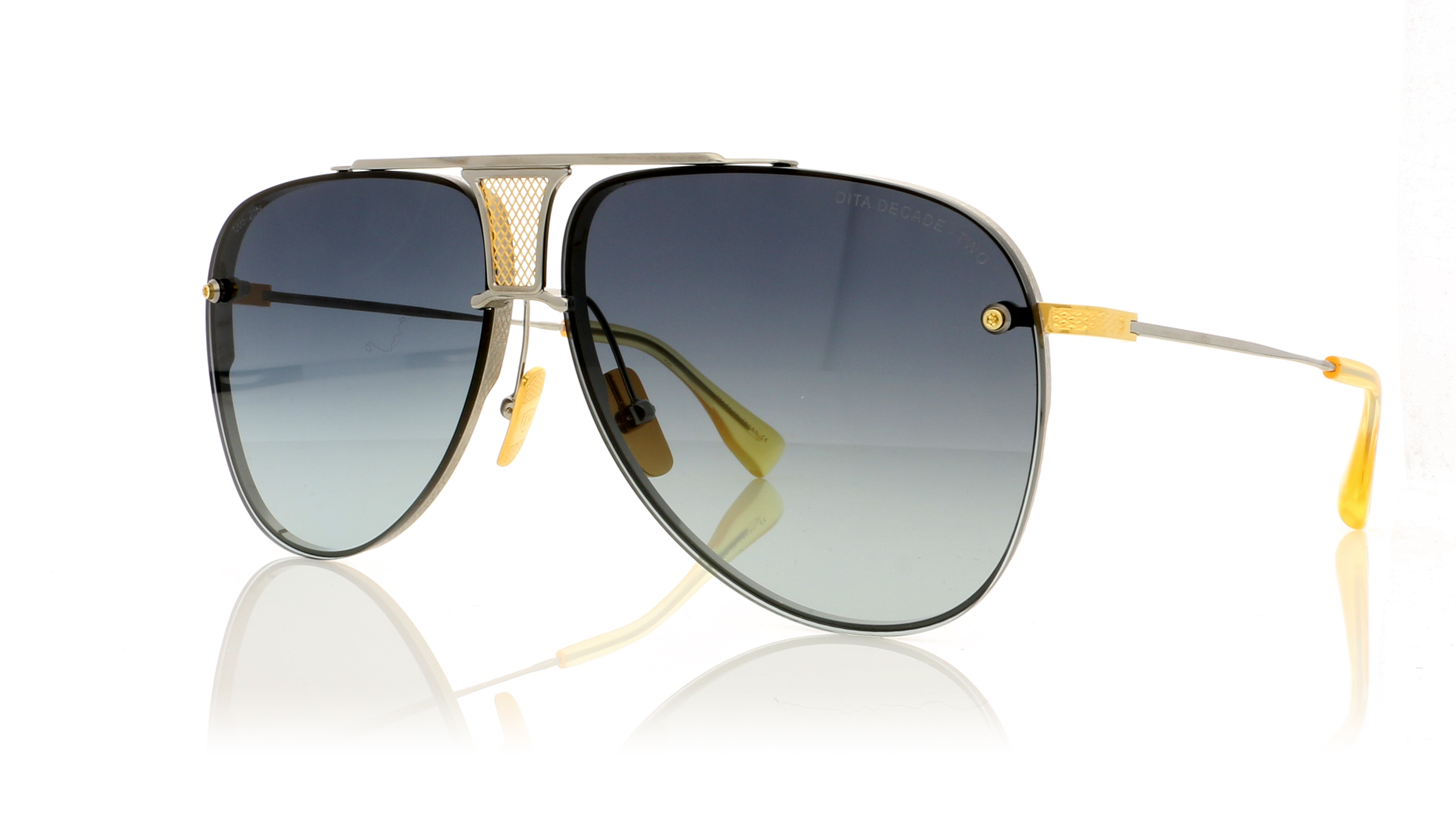 DITA Decade Two DRX 2082 Black Palladium/18K Gold W/ Dark Grey To Clear/Ar A Sunglasses