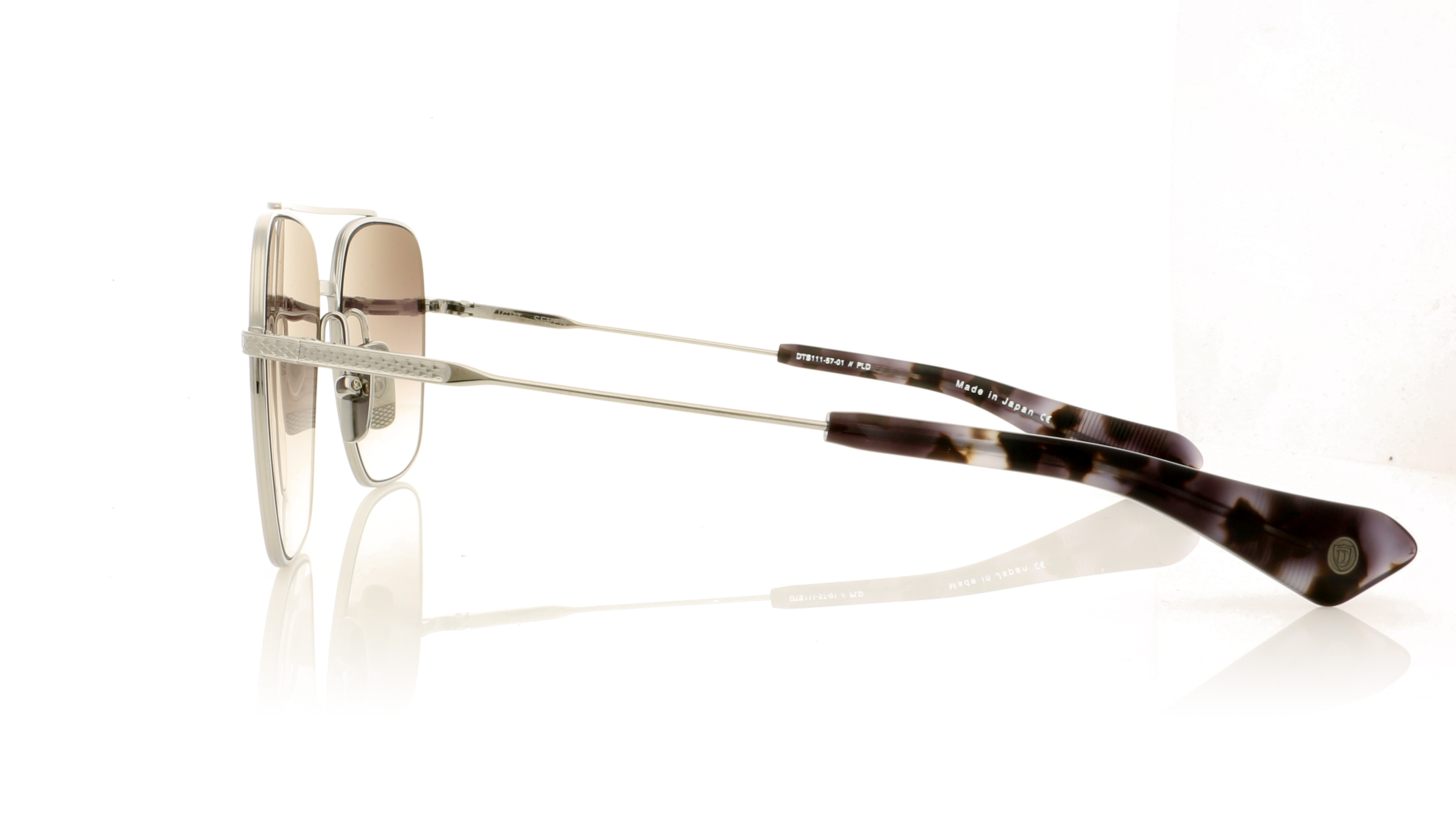 DITA Flight Seven DTS111 Black Palladium/Grey Gradient Lenses 1 Sunglasses