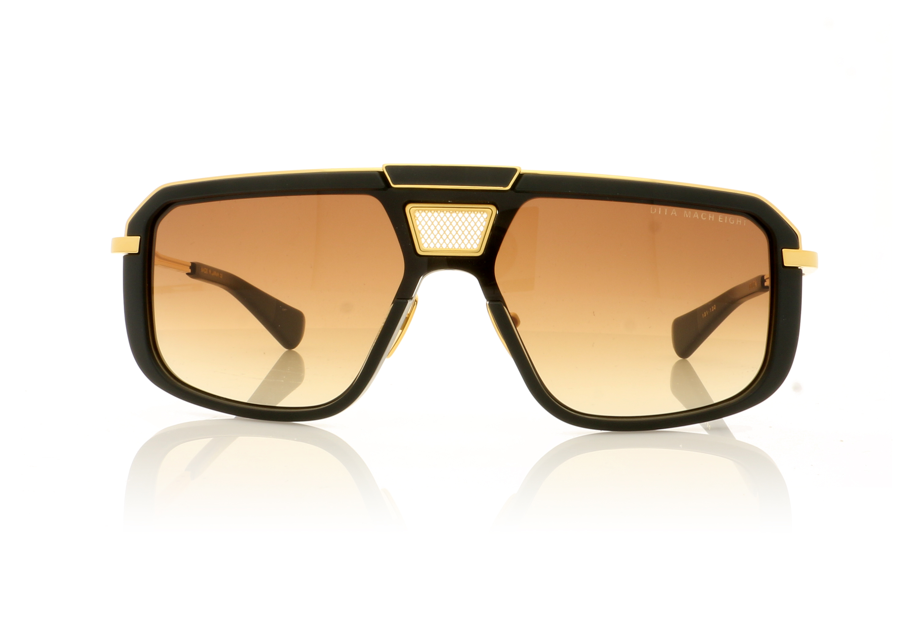 DITA Mach-Eight DTS400 Matte Black-Yellow Gold MTB/YG Sunglasses