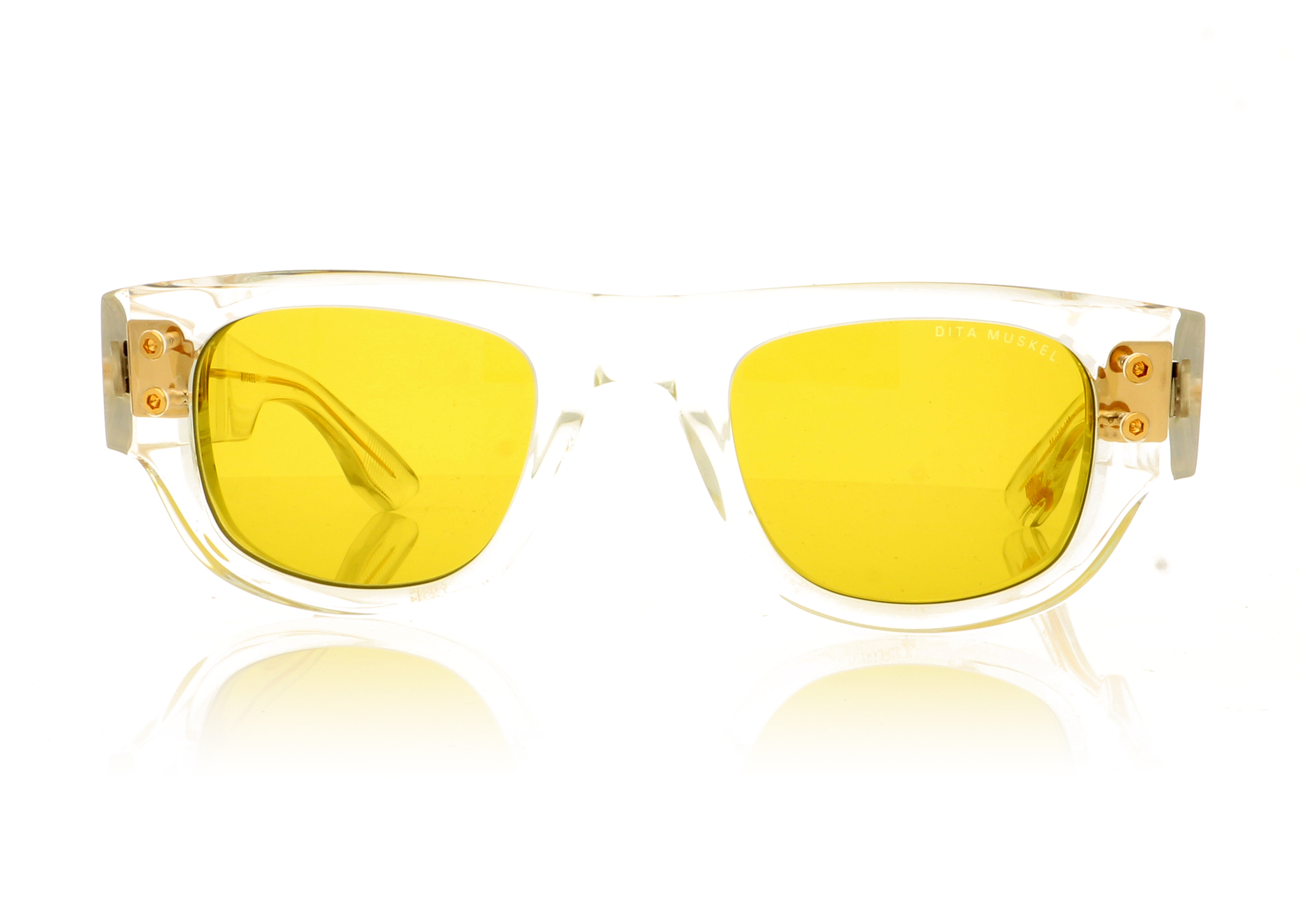 DITA Muskel DTS701 Crystal-Yellow Gold CRY-YG Sunglasses
