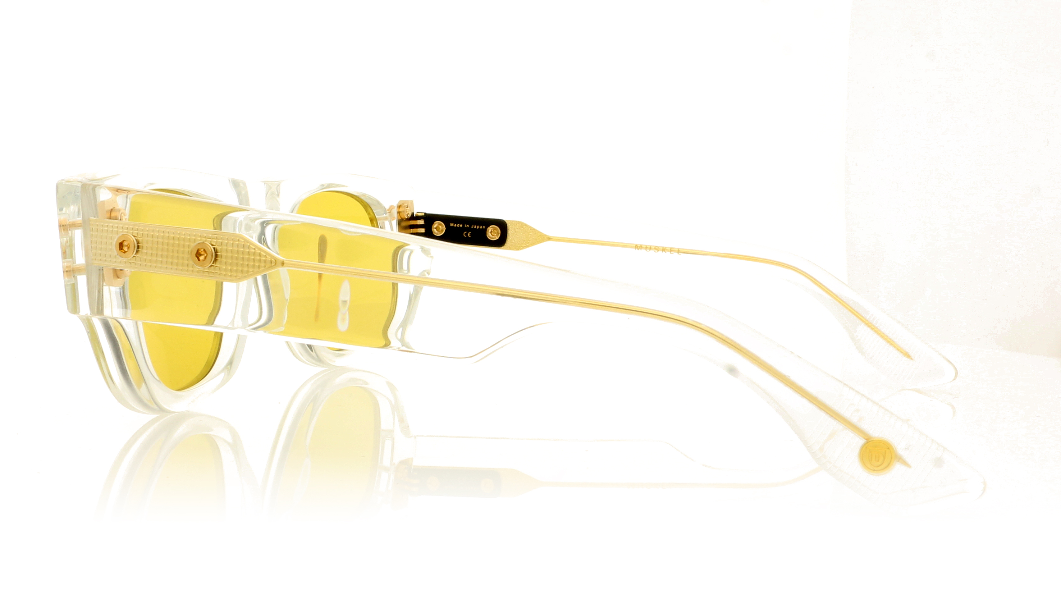 DITA Muskel DTS701 Crystal-Yellow Gold CRY-YG Sunglasses