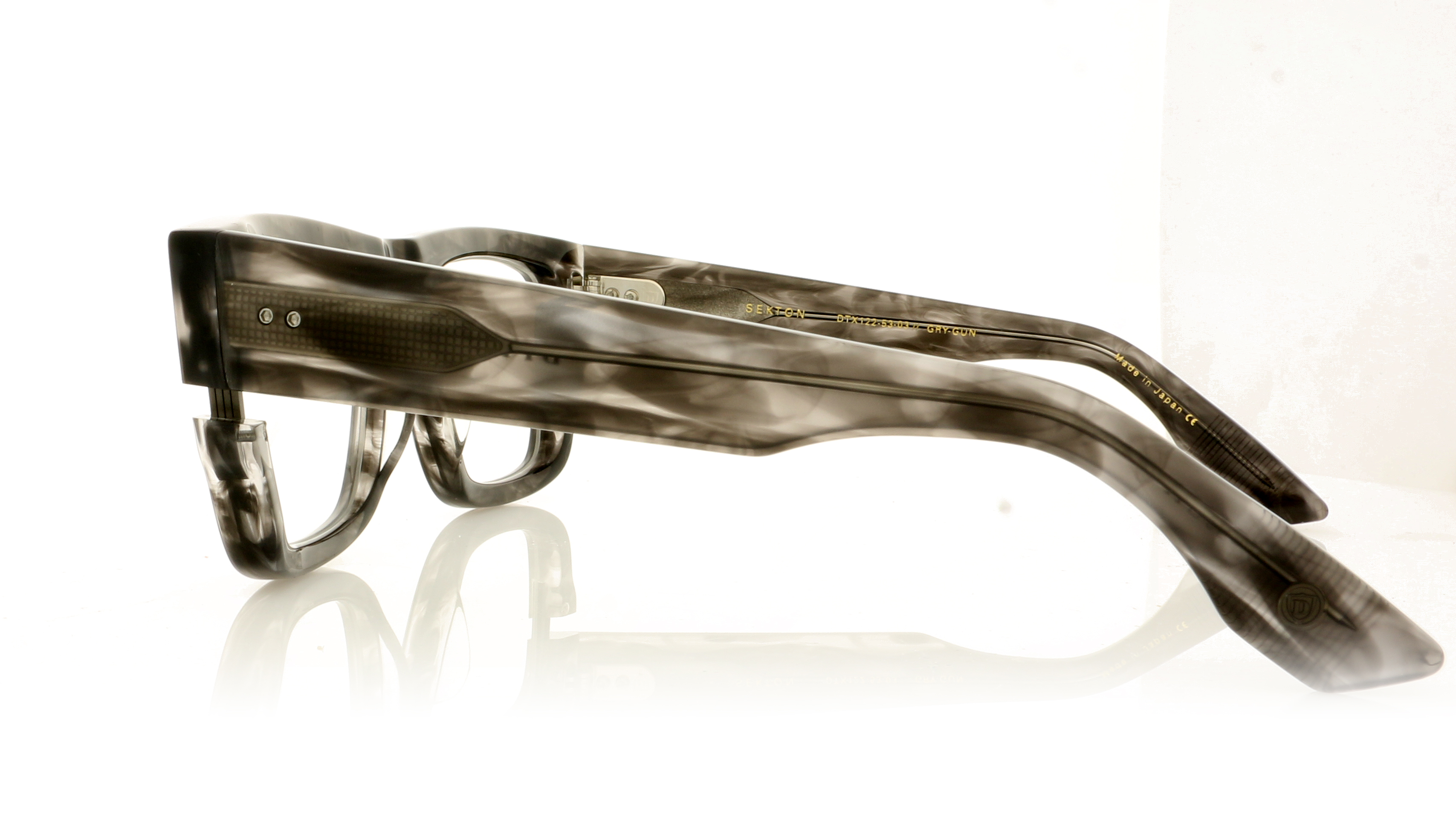 DITA Sekton DTX122 Matte Crystal Grey MCG Glasses