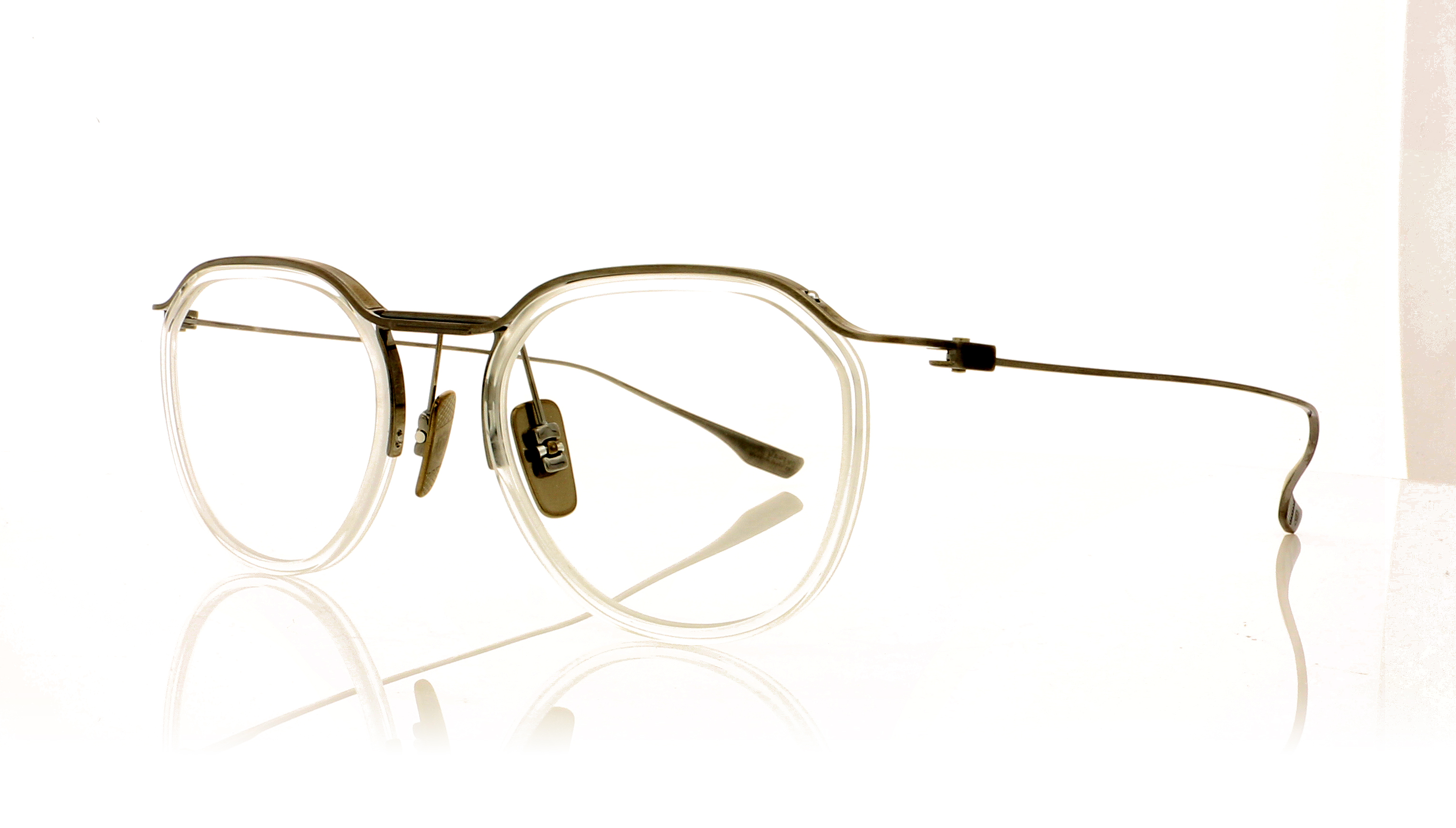 DITA Schema-Two DTX131 Antique-Silver-Crystal-Clear 3 Glasses