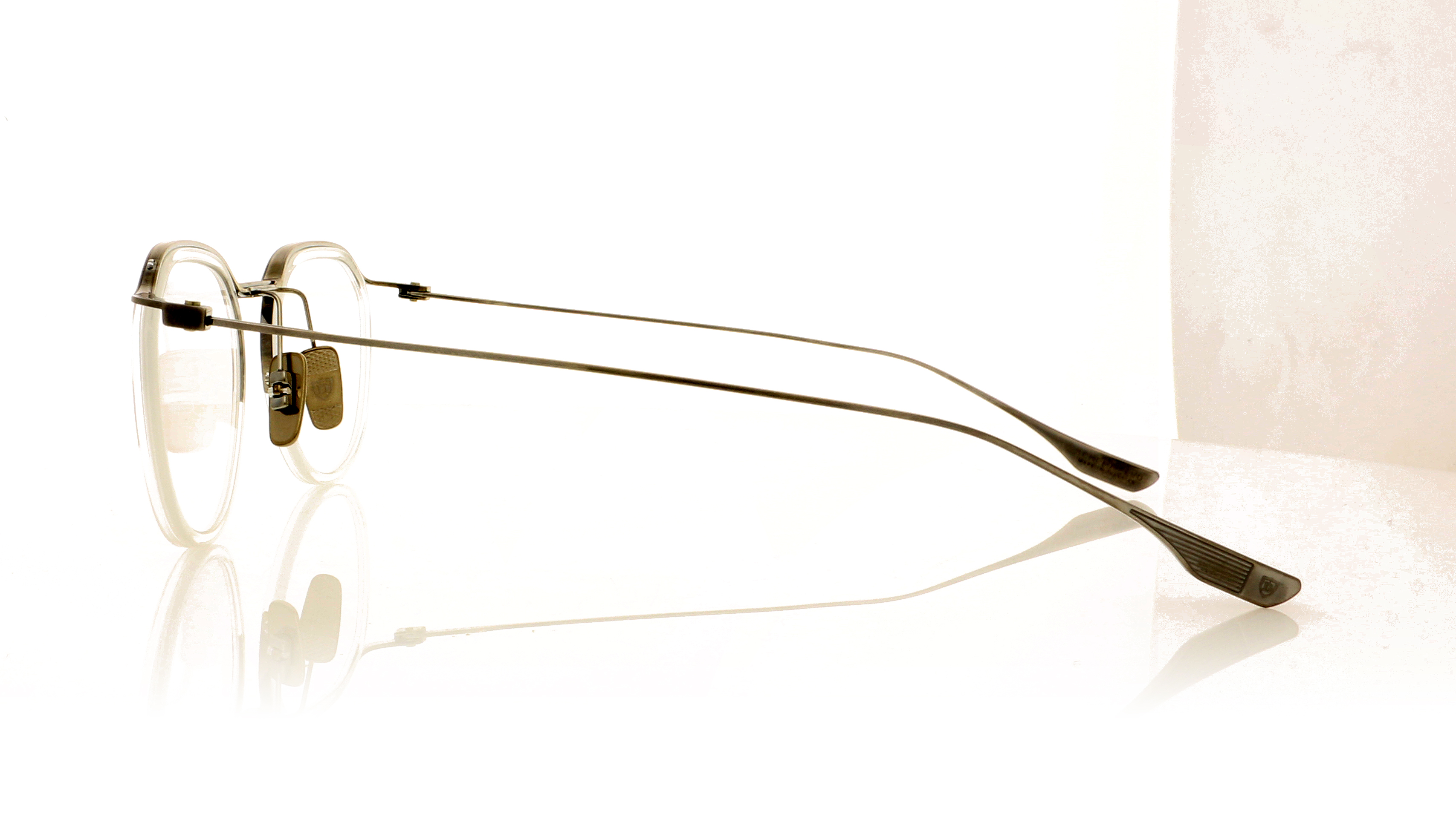 DITA Schema-Two DTX131 Antique-Silver-Crystal-Clear 3 Glasses