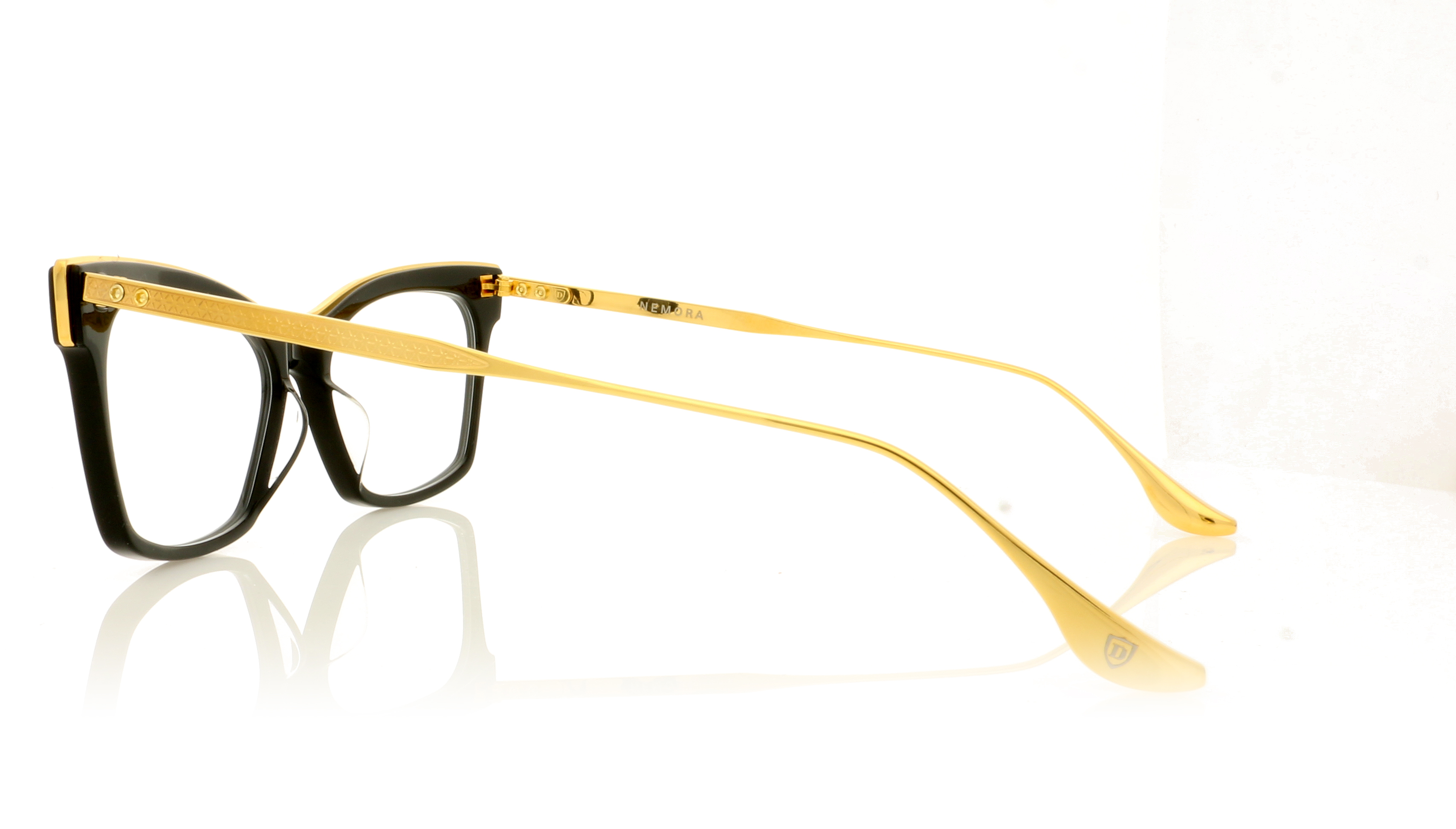 DITA Nemora DTX401 Black-Yellow Gold BLKYG Glasses