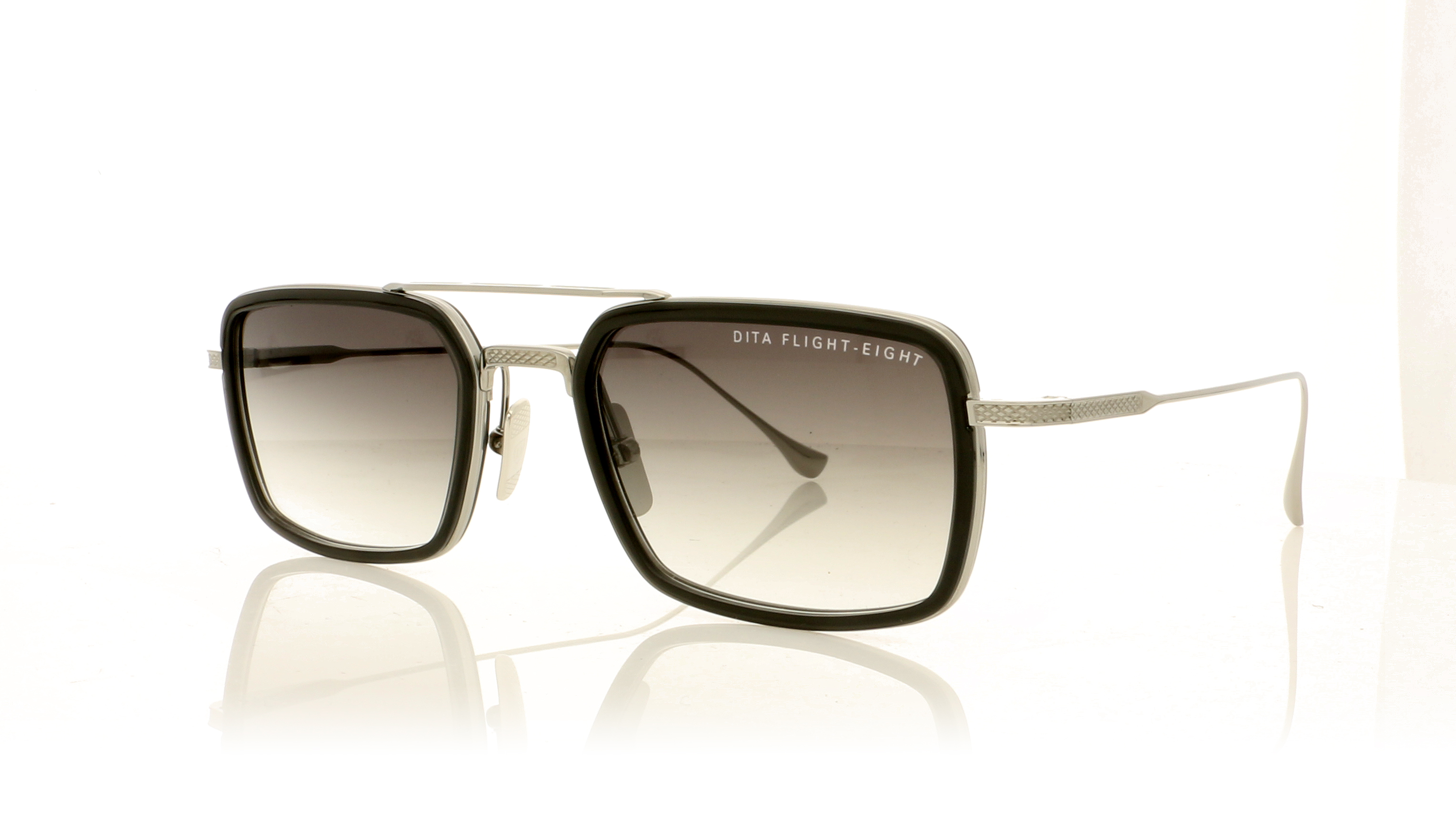 DITA Flight.008 DTS134-53-01 Black Palladium/Grey Graduated Lenses GRY-PLD Sunglasses