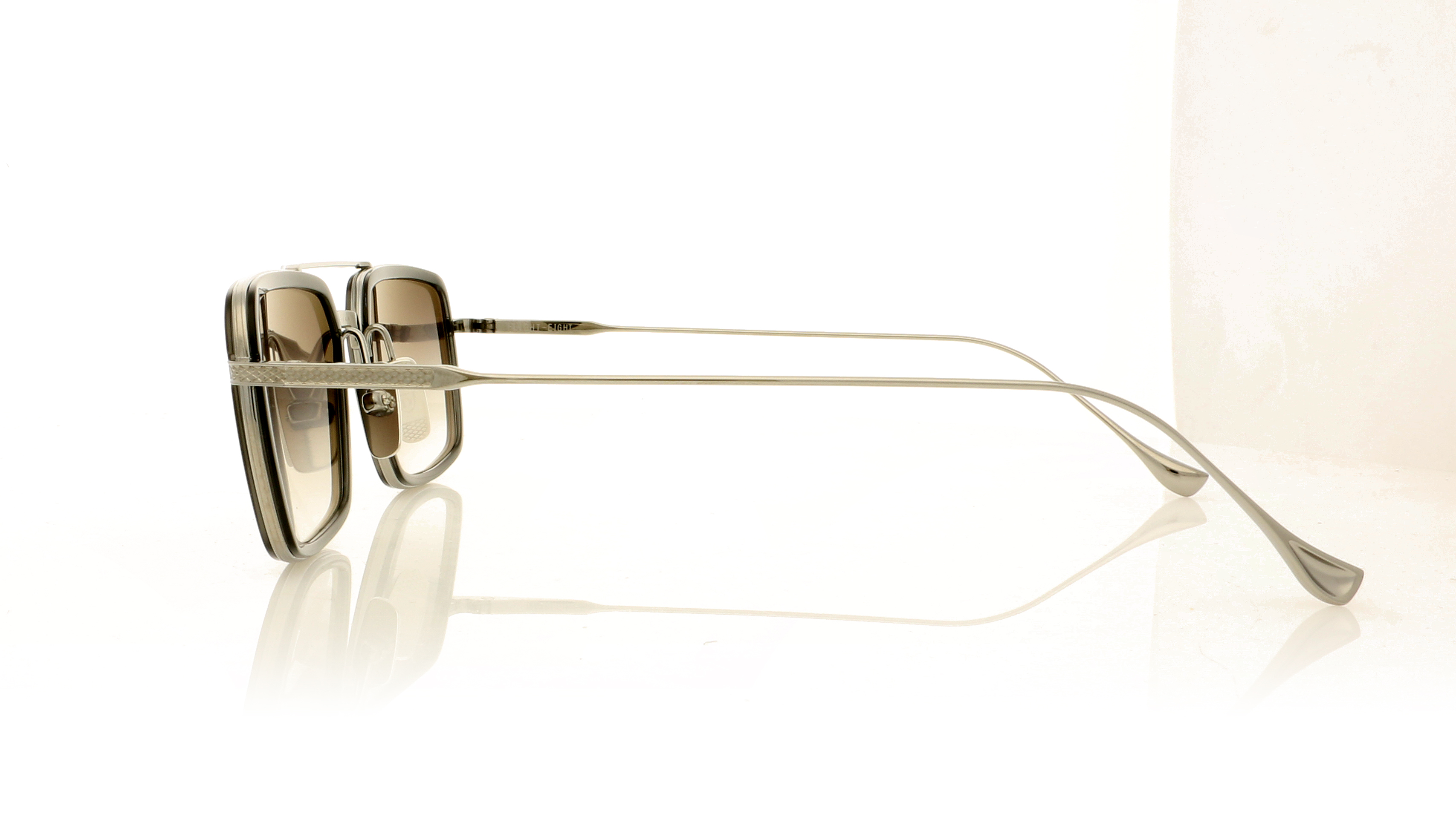 DITA Flight.008 DTS134-53-01 Black Palladium/Grey Graduated Lenses GRY-PLD Sunglasses