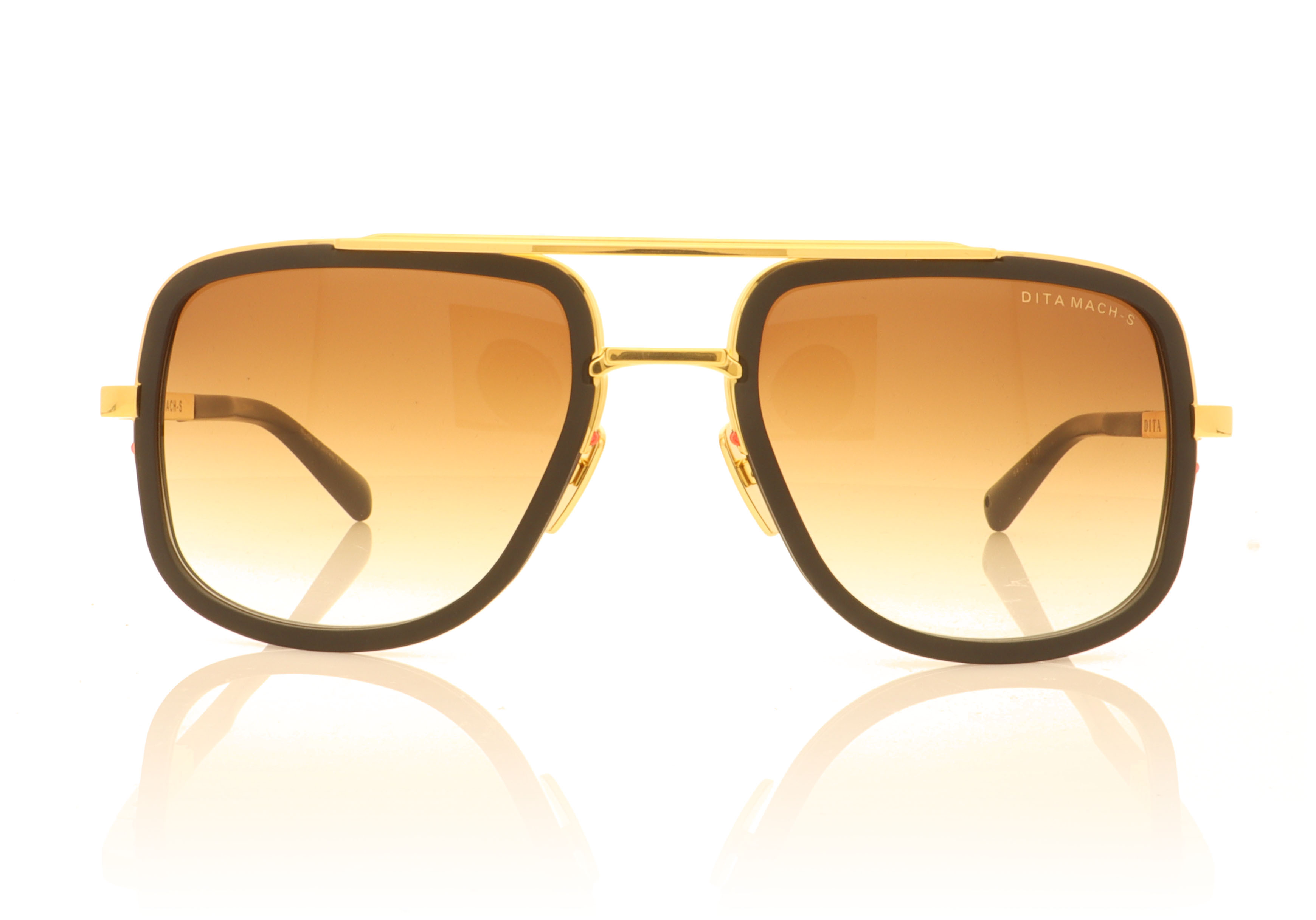 DITA DTS412 Black-Gold 01 Sunglasses