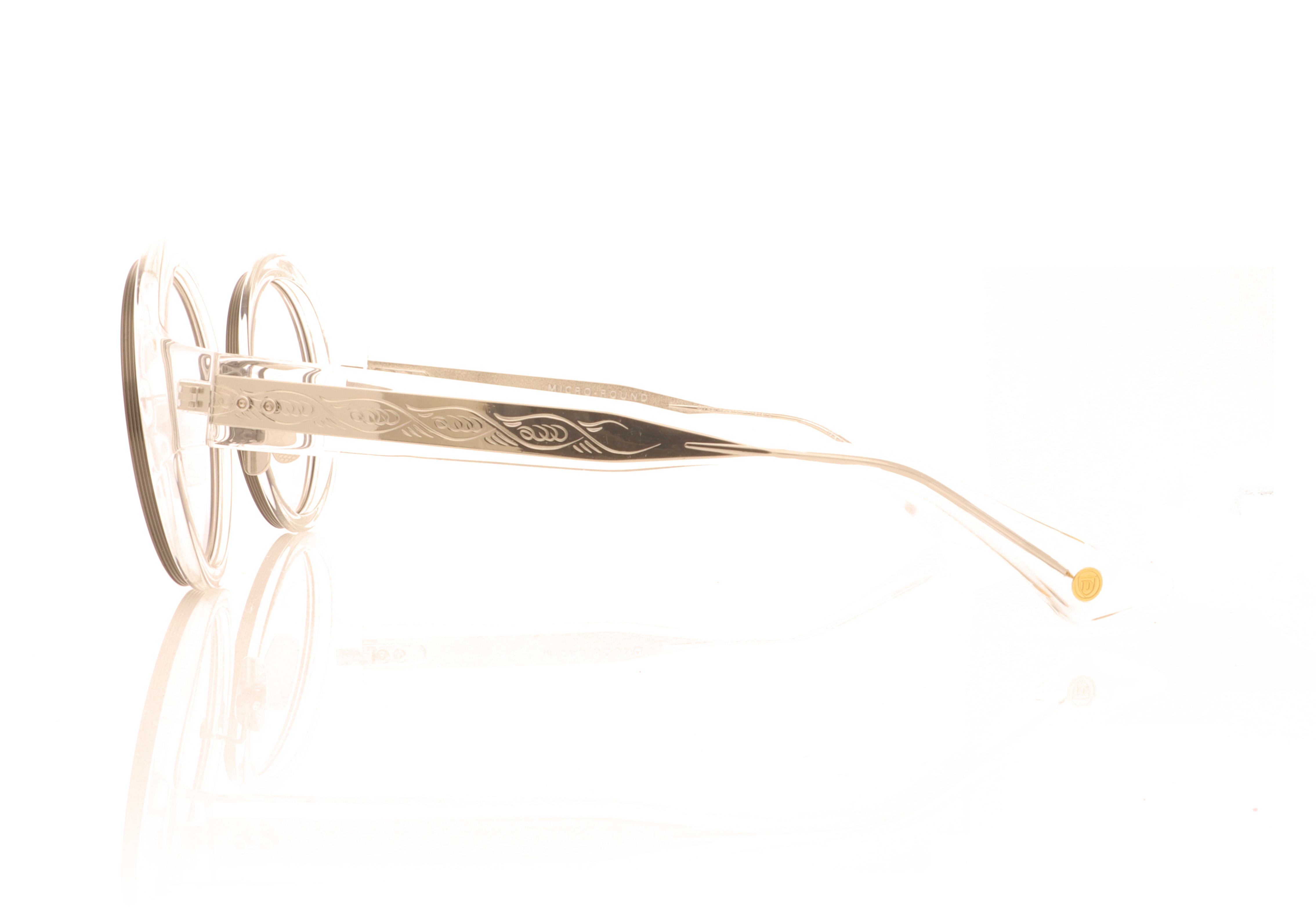 DITA DTS406 Micro-Round Clear 3 Sunglasses