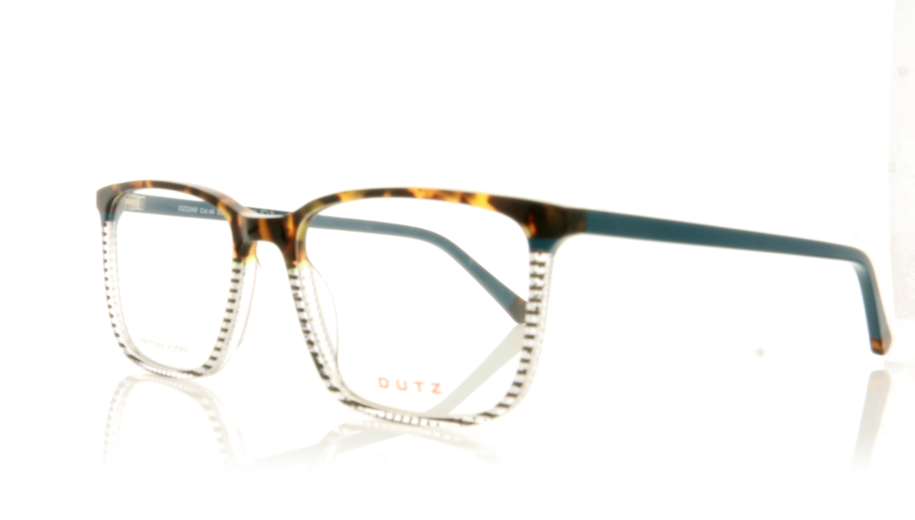 Dutz DZ2249 2249 Green/ Tortoise C46 Glasses