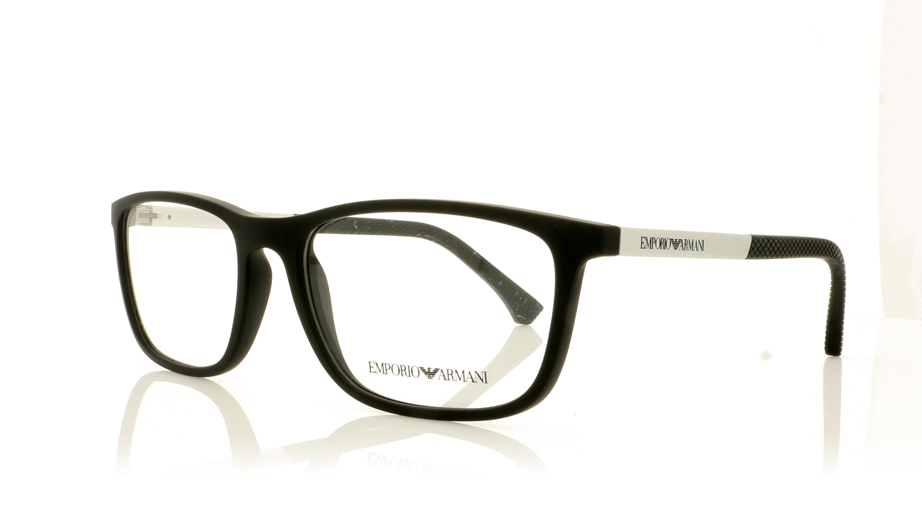 Emporio Armani 0EA3069 Black Rubber 5063 Glasses