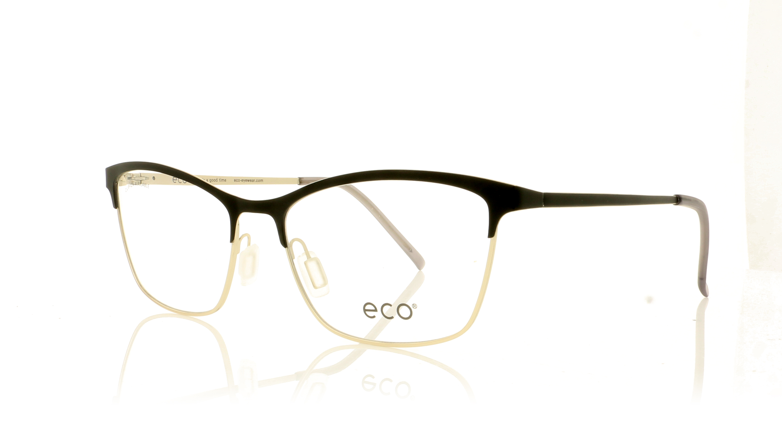 Eco Maya Biobased Maya Black Gold BKGD Glasses