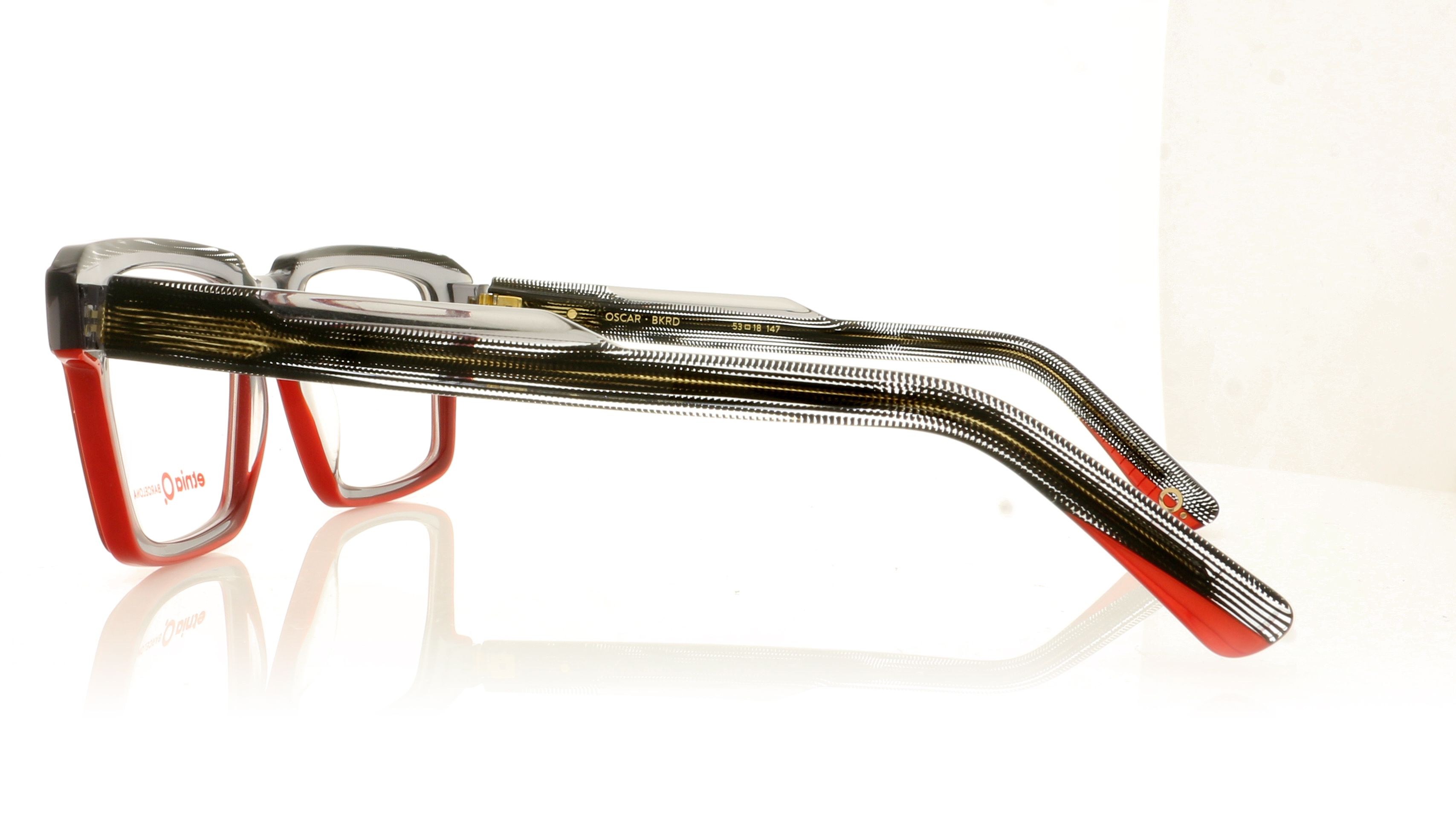 Etnia Barcelona Oscar Black Red BKRD Glasses