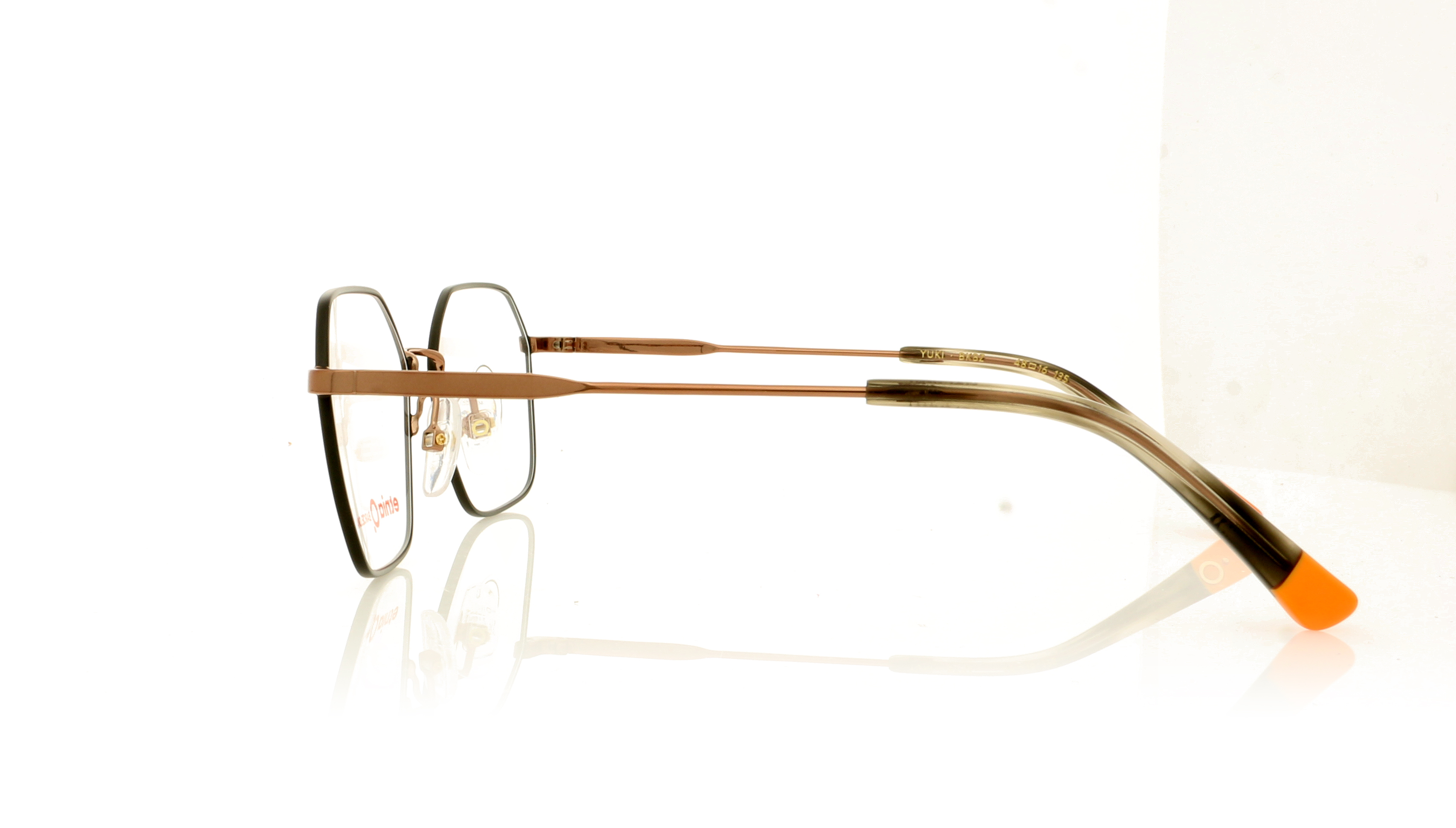 Etnia Barcelona Yuki Black Bronze BKBZ Glasses