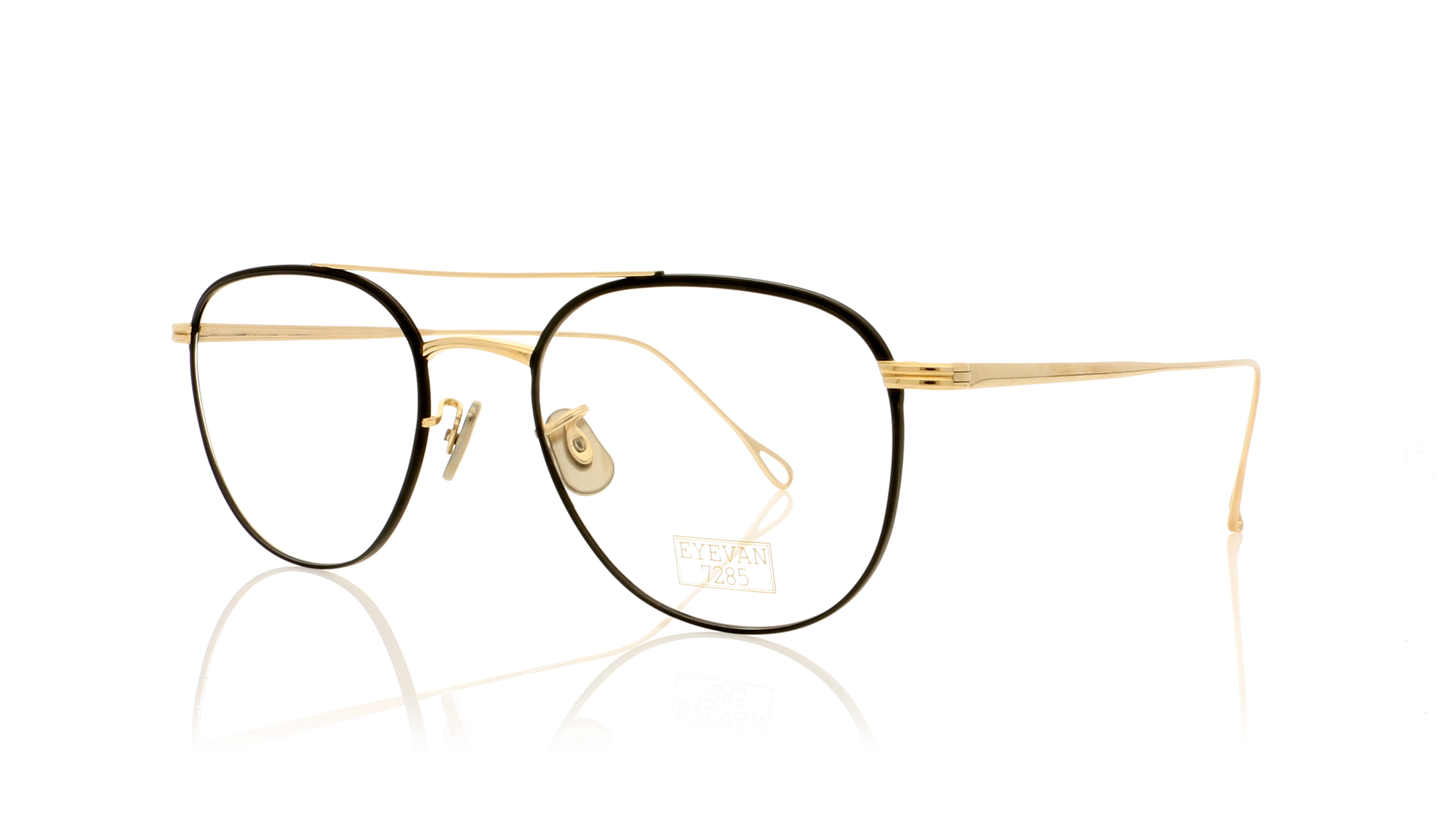Eyevan 7285 149 Black/gold 8053 Glasses