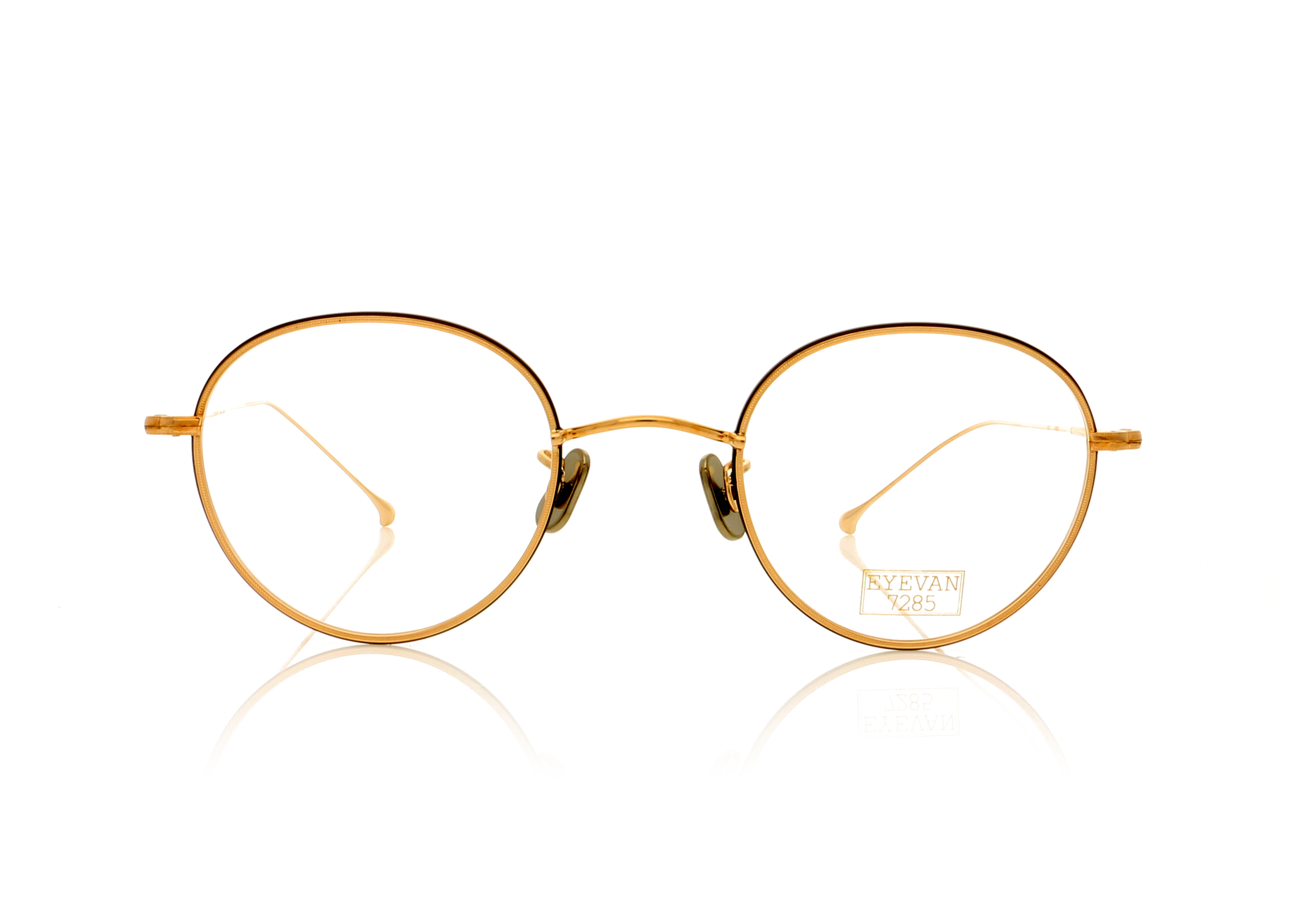 Eyevan 7285 152 Gold 9080 Glasses