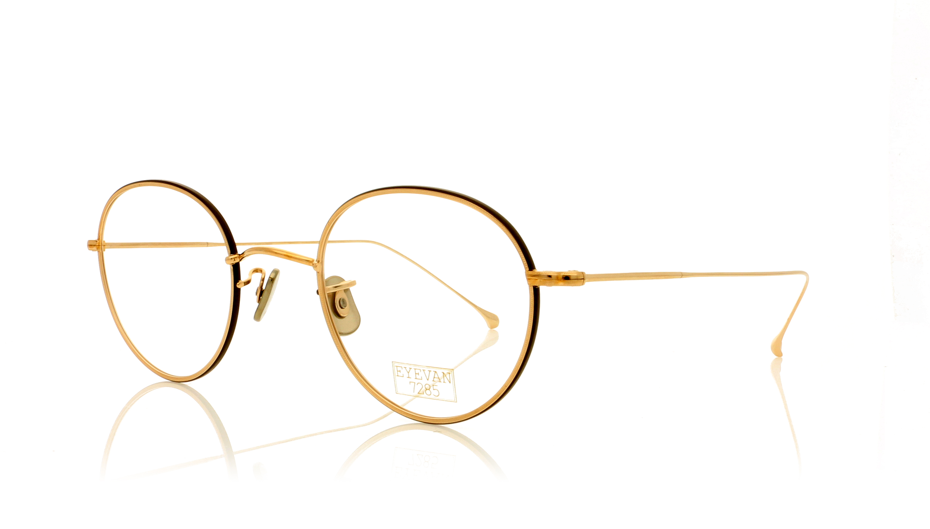 Eyevan 7285 152 Gold 9080 Glasses