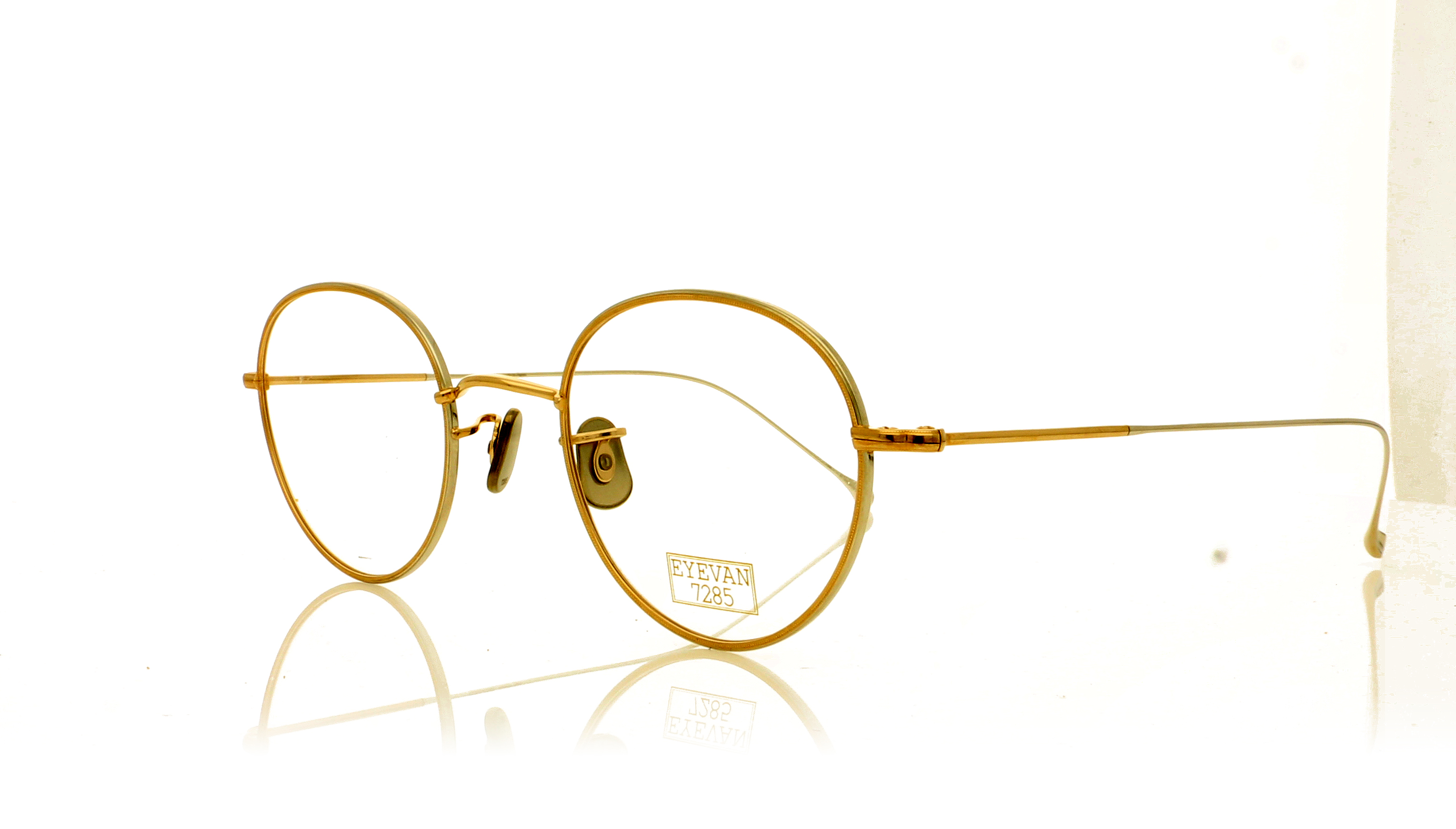 Eyevan 7285 152 Gold GLD Glasses