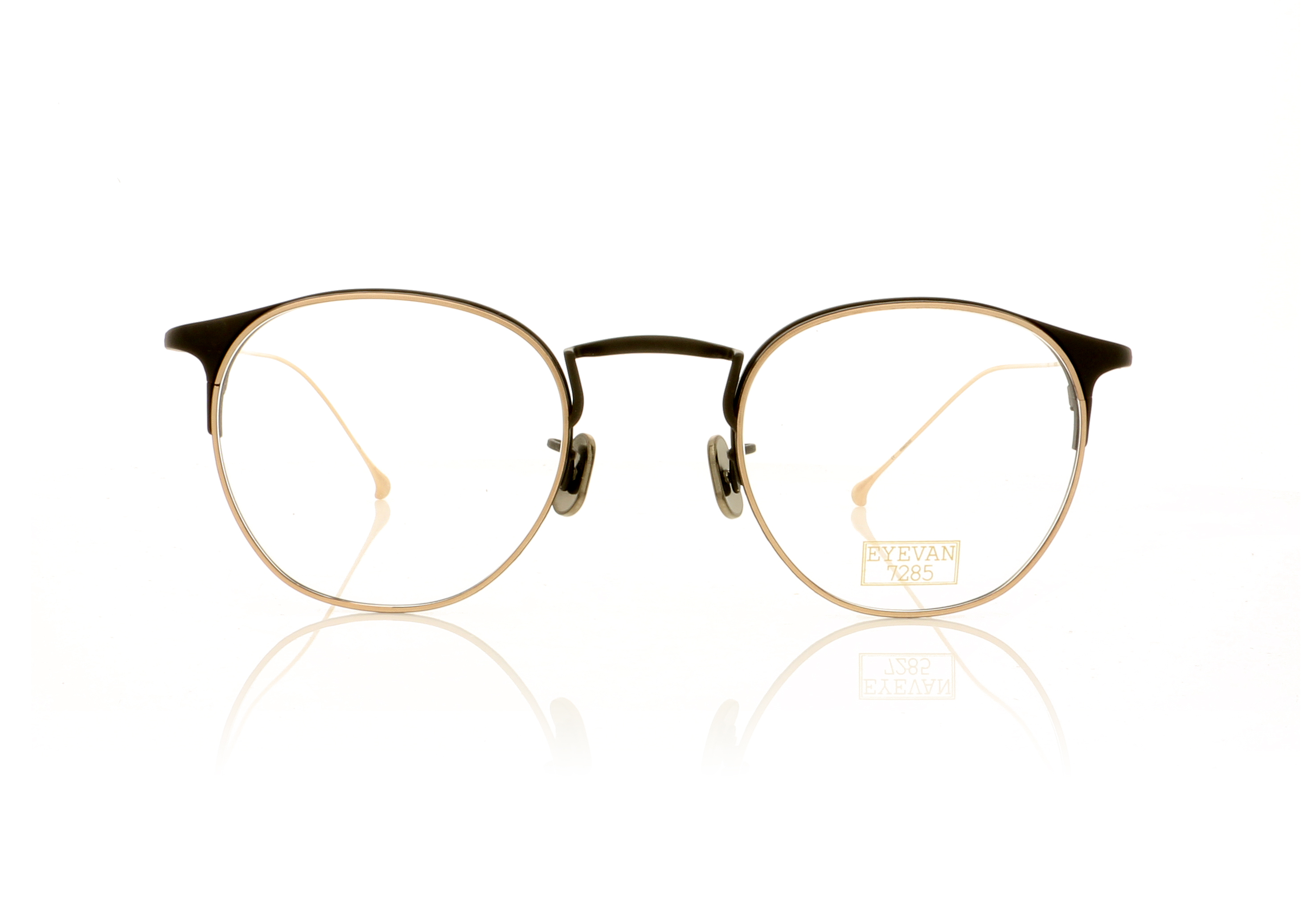 Eyevan 7285 157 Antique Gold 9110 Glasses
