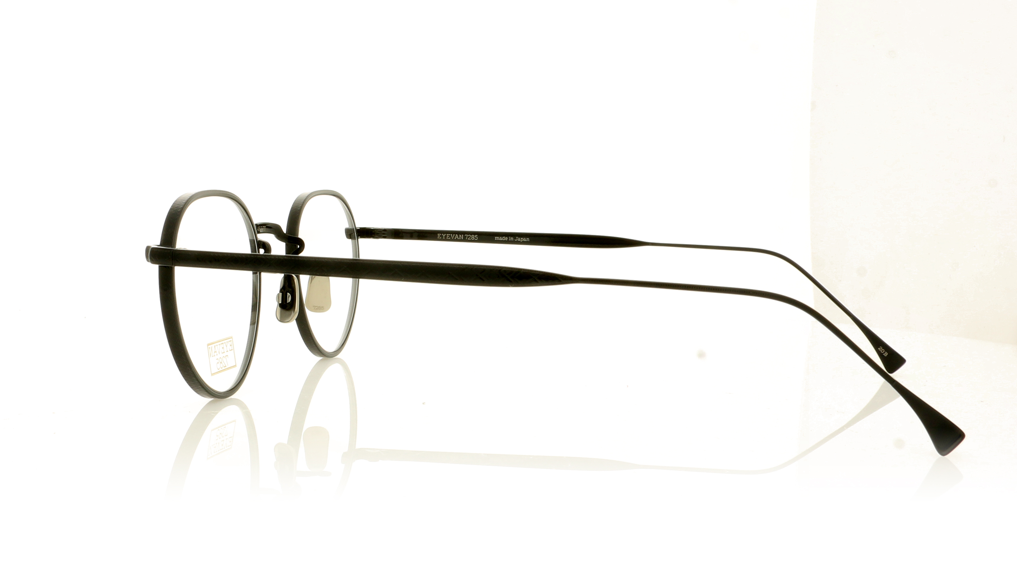 Eyevan 7285 EV169 169 Black 815 Glasses