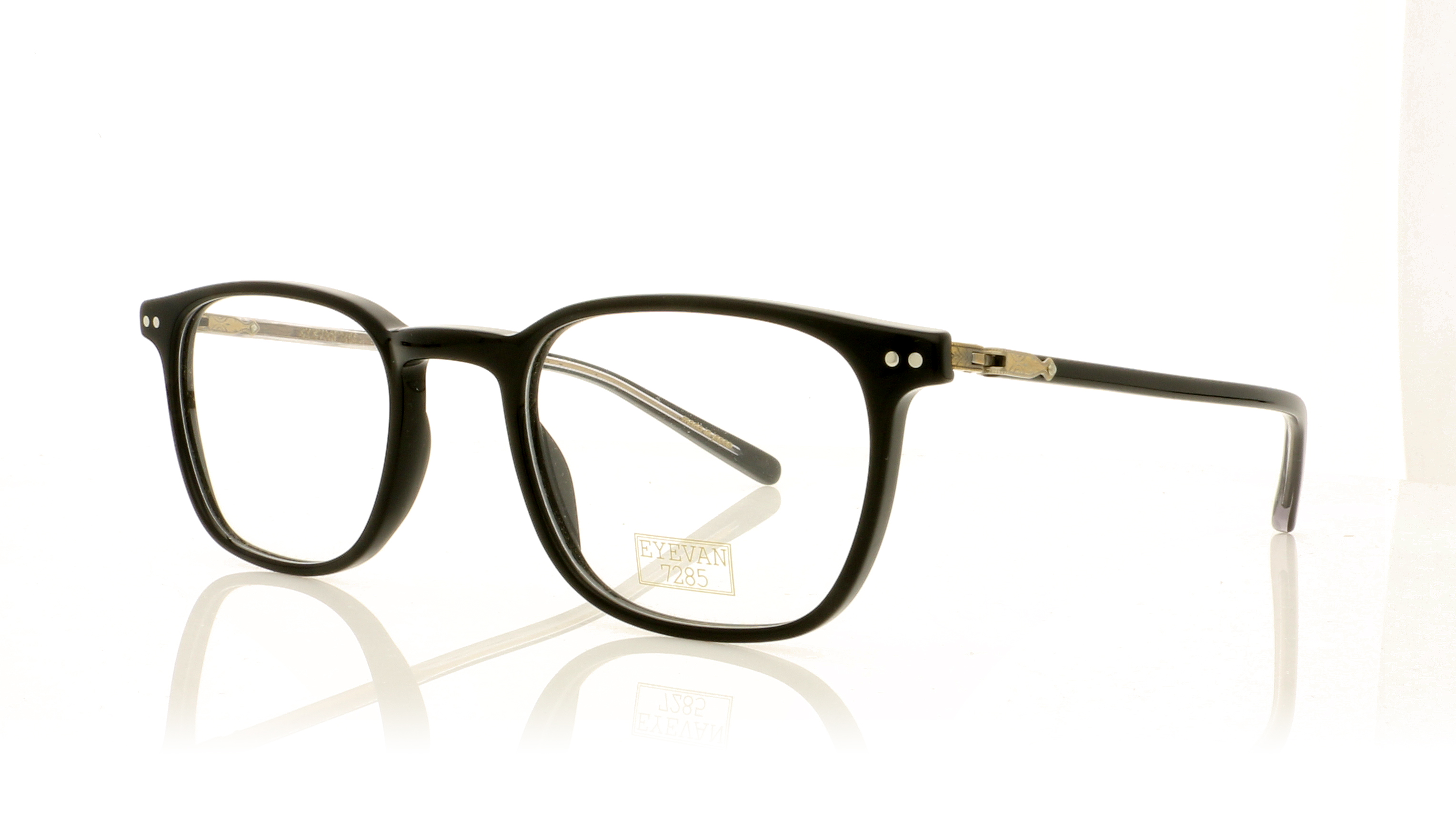 Eyevan 7285 323E Black 100 Glasses