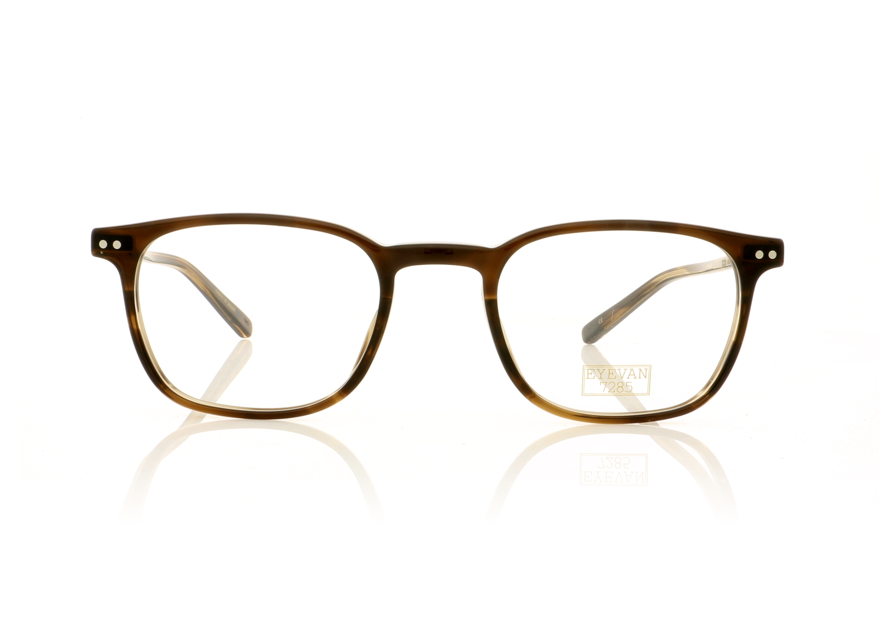 Eyevan 7285 323E Transparent Brown 332 Glasses