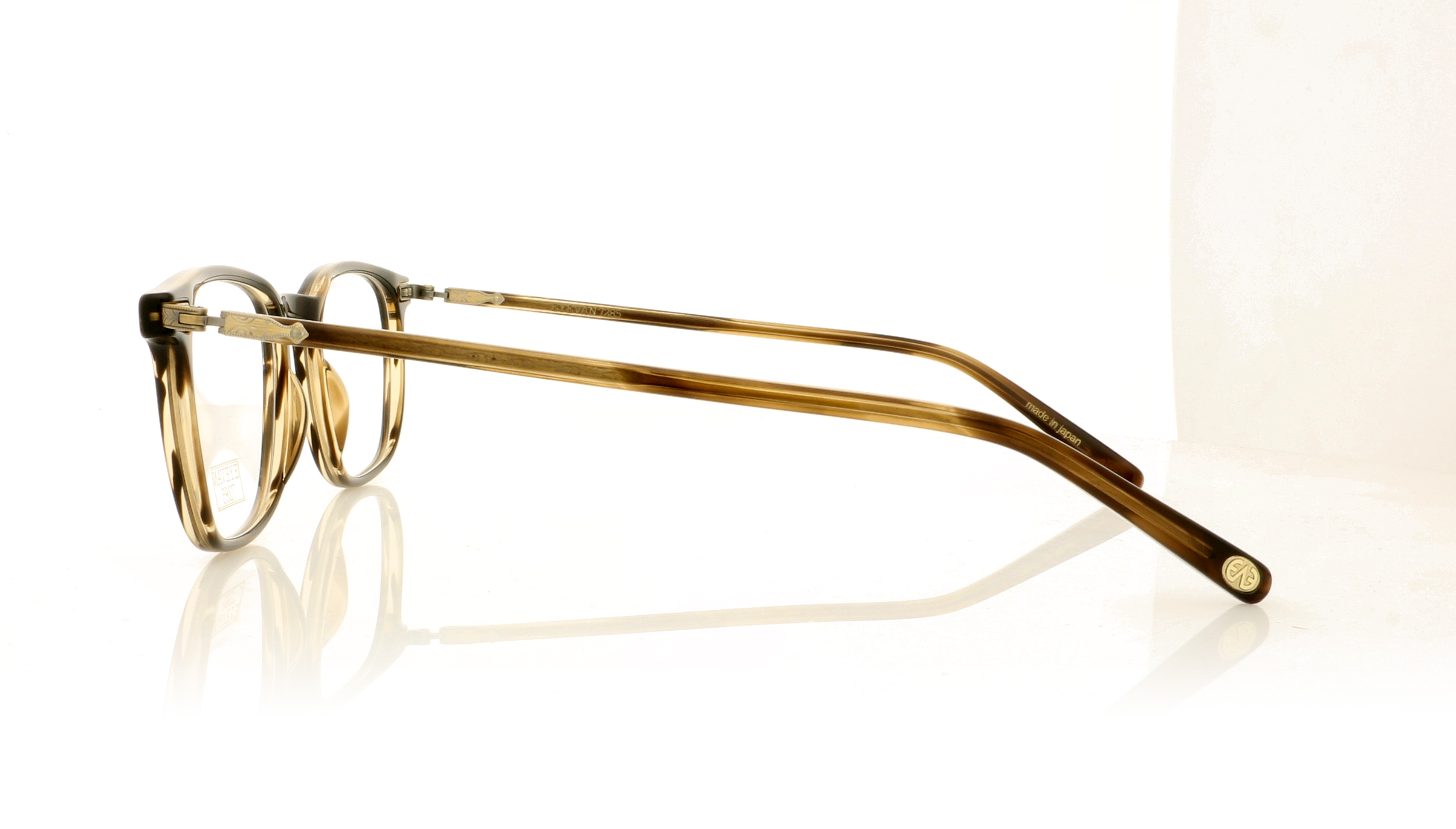 Eyevan 7285 323E Transparent Brown 332 Glasses